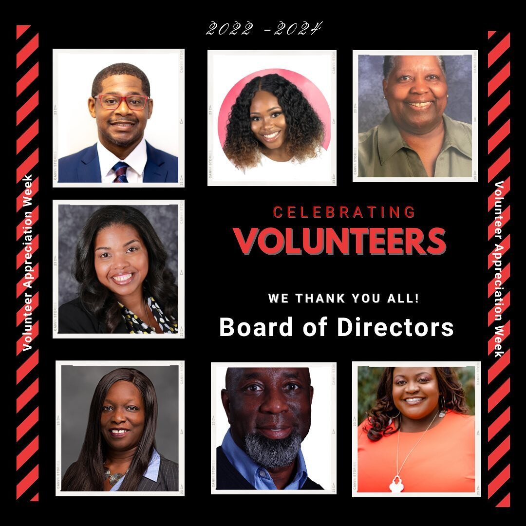 ❤️No way we can let Volunteer Week end without thanking our 2022 Board of Directors for their 2 year commitment to our organization.

❤️Thank you so much for your willingness to give your time and service. You are greatly appreciated.

❤️Your support