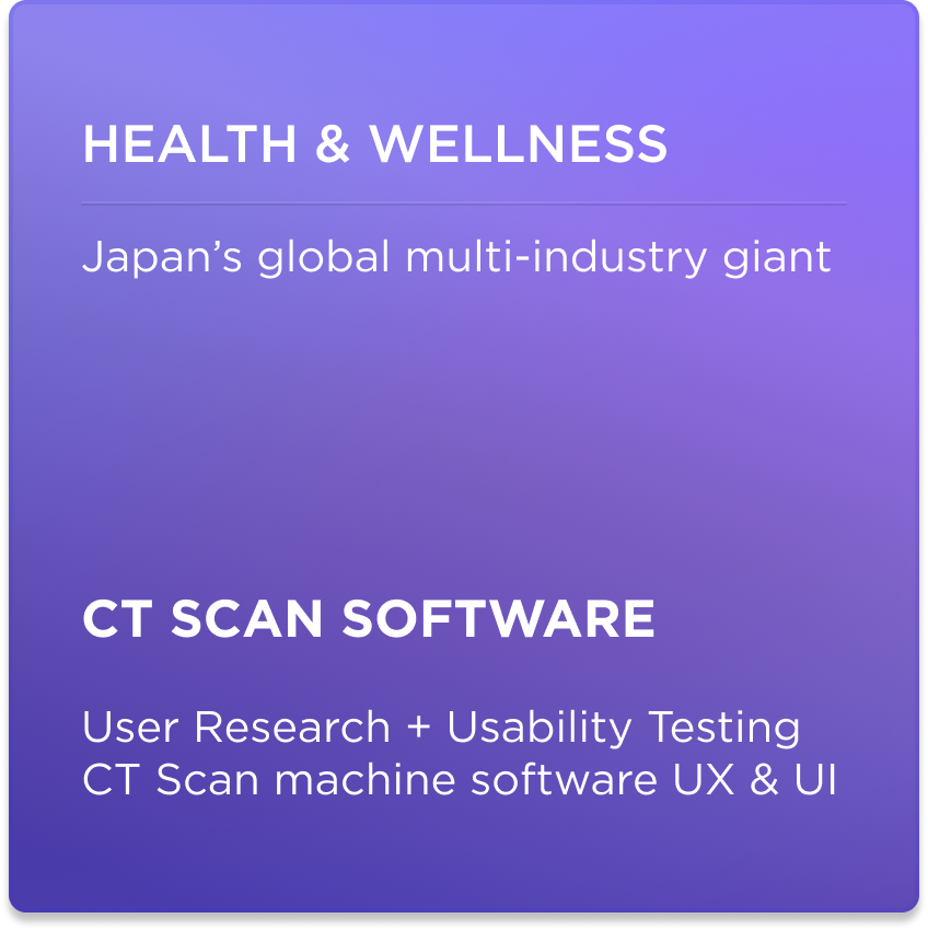 Digital sketch of notifications panel UI for CT scan software