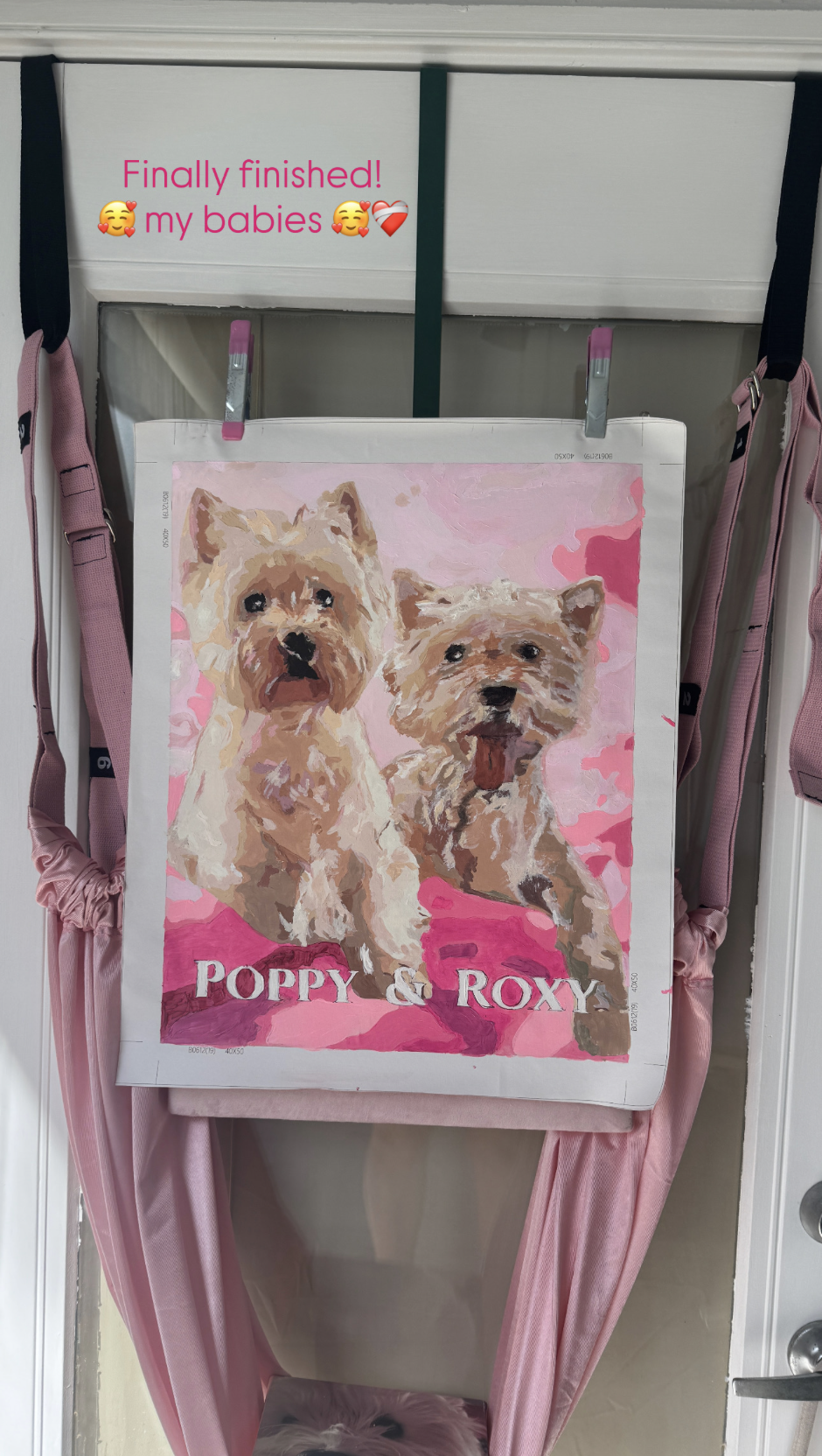 Painting Through Pet Loss: Why I Picked Up a Brush for Roxy and Poppy