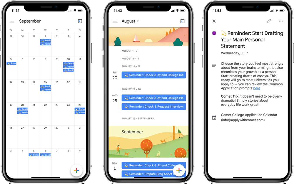 2022-2023 College Applications Calendar & Checklist PDF — Comet 2022-2023 College Applications Calendar & Checklist PDF — Comet