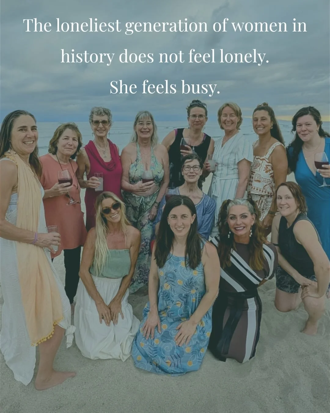 Community is medicine 🌿

Science has been trying to tell us this for decades.

Deep social connection is one of the most powerful predictors of how long we live and how well we age.

And most of us are running on empty in this department.

We don&rs