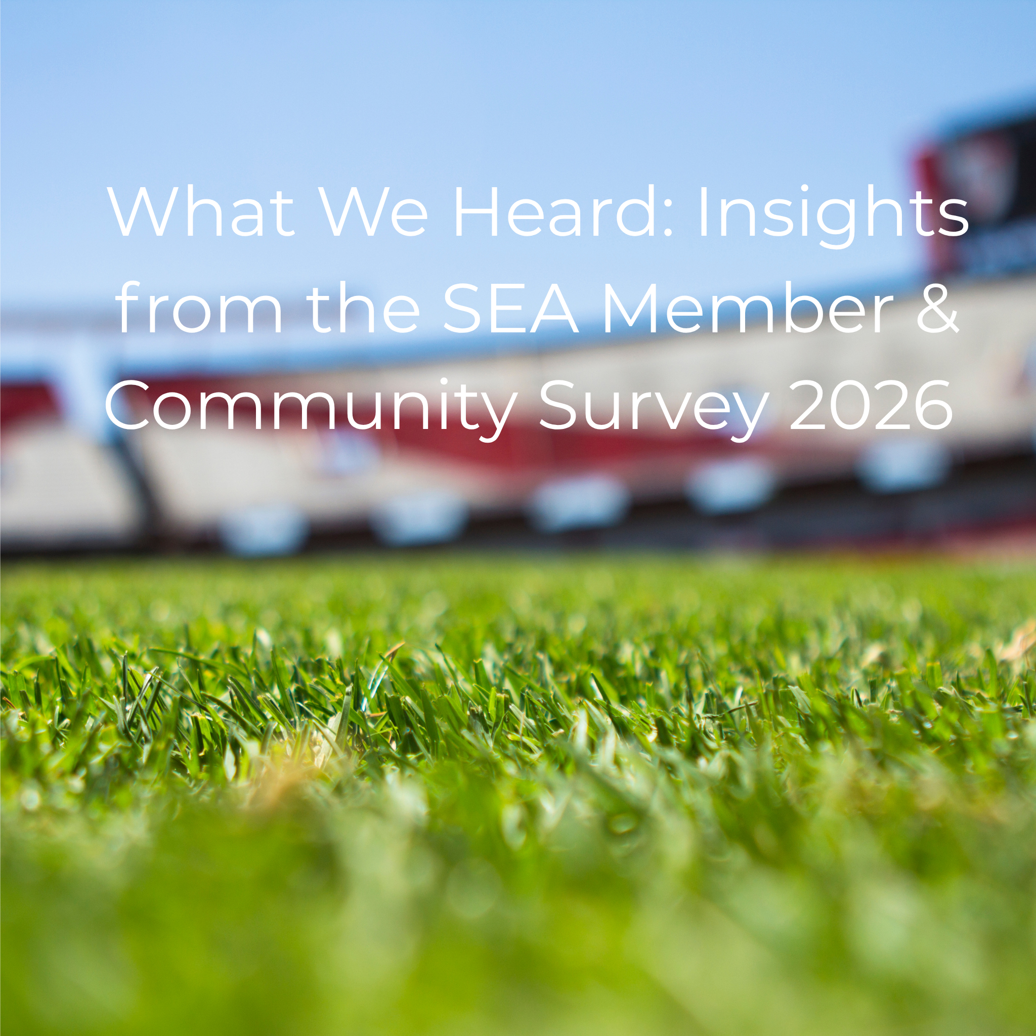 What We Heard: Insights from the SEA Member &amp; Community Survey 2026