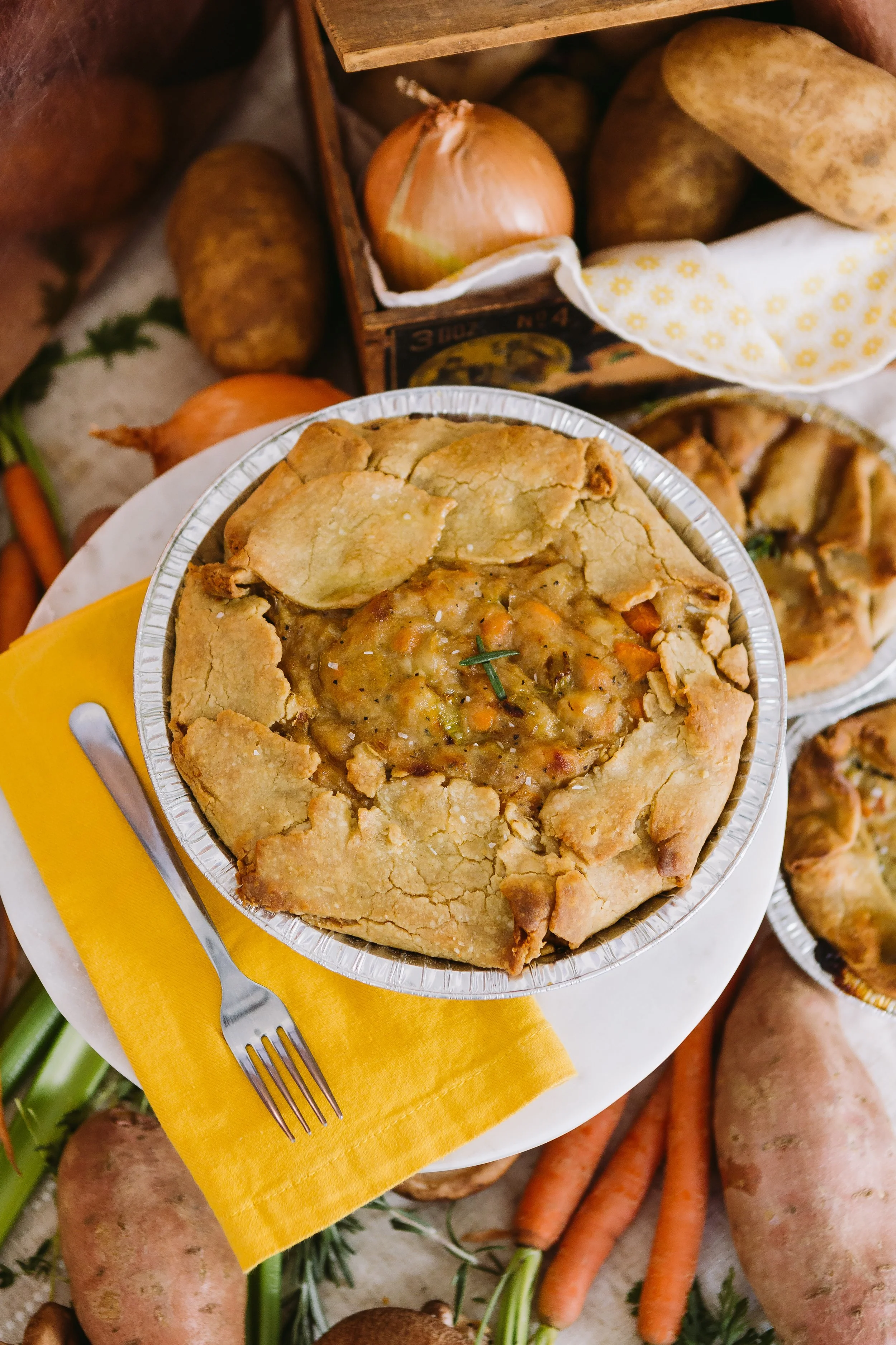 Veggie Pot Pie (Vegan)