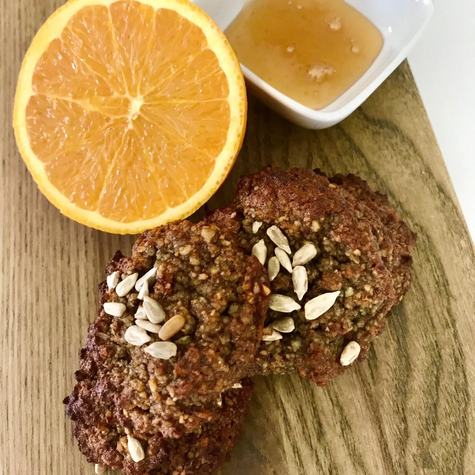 Orange &amp; Honey Seed Biscuits