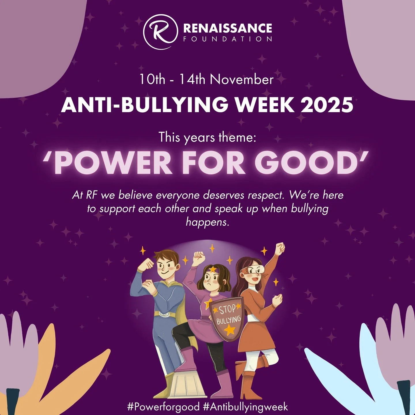 This week is Anti-Bullying Week! This year&rsquo;s theme is &lsquo;Power for Good&rsquo; - a reminder that each of us has the power to make a positive difference. We&rsquo;ve gathered some useful resources for anyone who may be experiencing bullying.