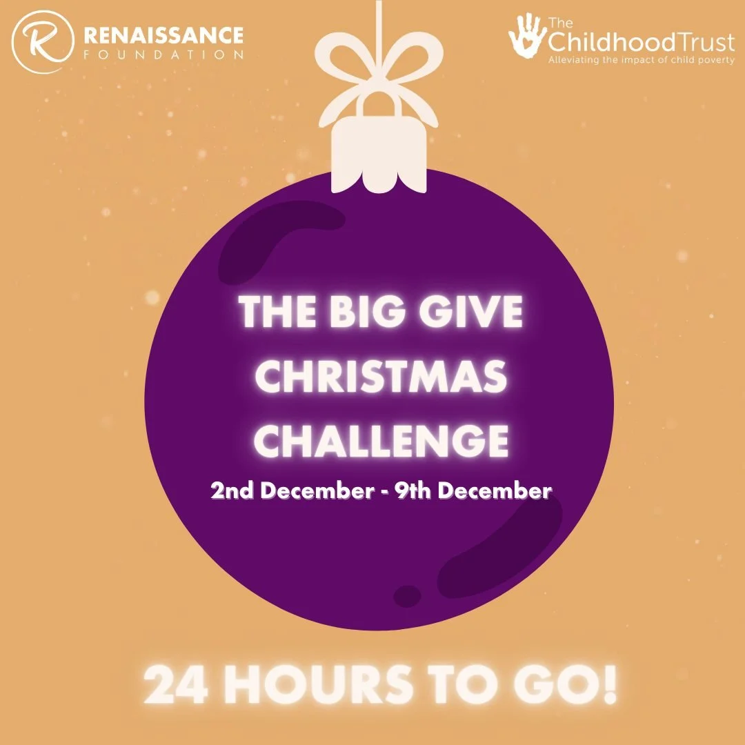 The Big Give Christmas Challenge 2025 is right around the corner! 🎄
In just 24 hours our campaign goes LIVE - and for seven days, every donation will go twice as far, thanks to @childhoodtrust! Every &pound;1 donated is doubled up to &pound;100,000,