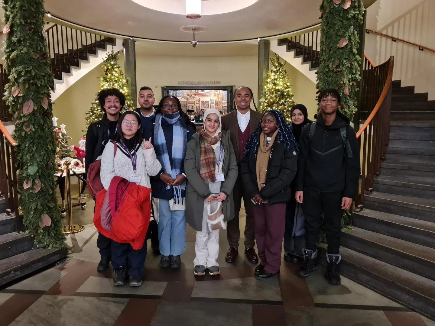 As part of our trip to Oslo, we were treated to a lovely breakfast at the beautiful @sommerrohouse hotel and had the pleasure of meeting with Guest Relations Manager, Dominic Gorham, who delivered an inspirational presentation for our young people. T