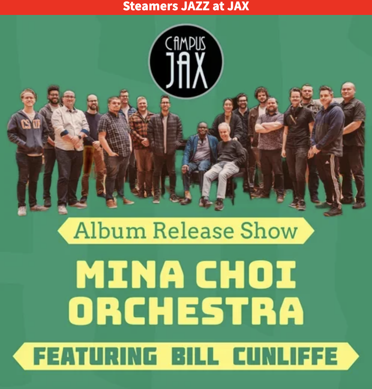 Bill featured with Mina Choi Orchestra