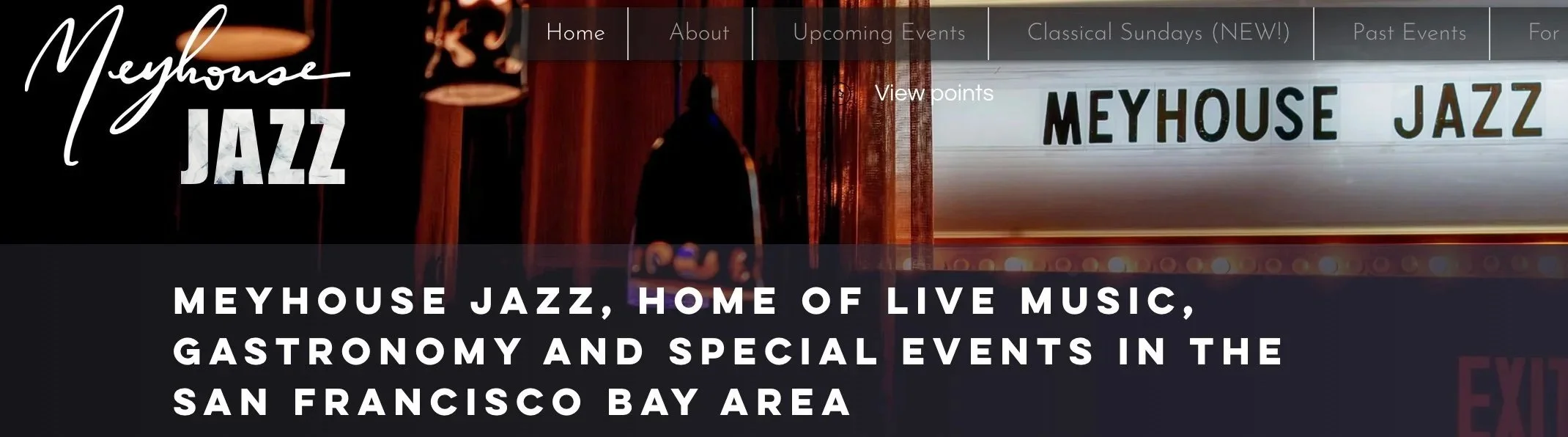 Bill with the Acid Cole Trio at Meyhouse, in Palo Alto, CA