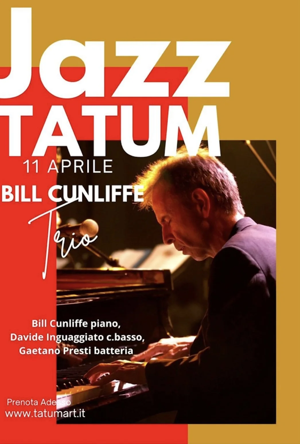 Bill Cunliffe Trio in Palermo, IT