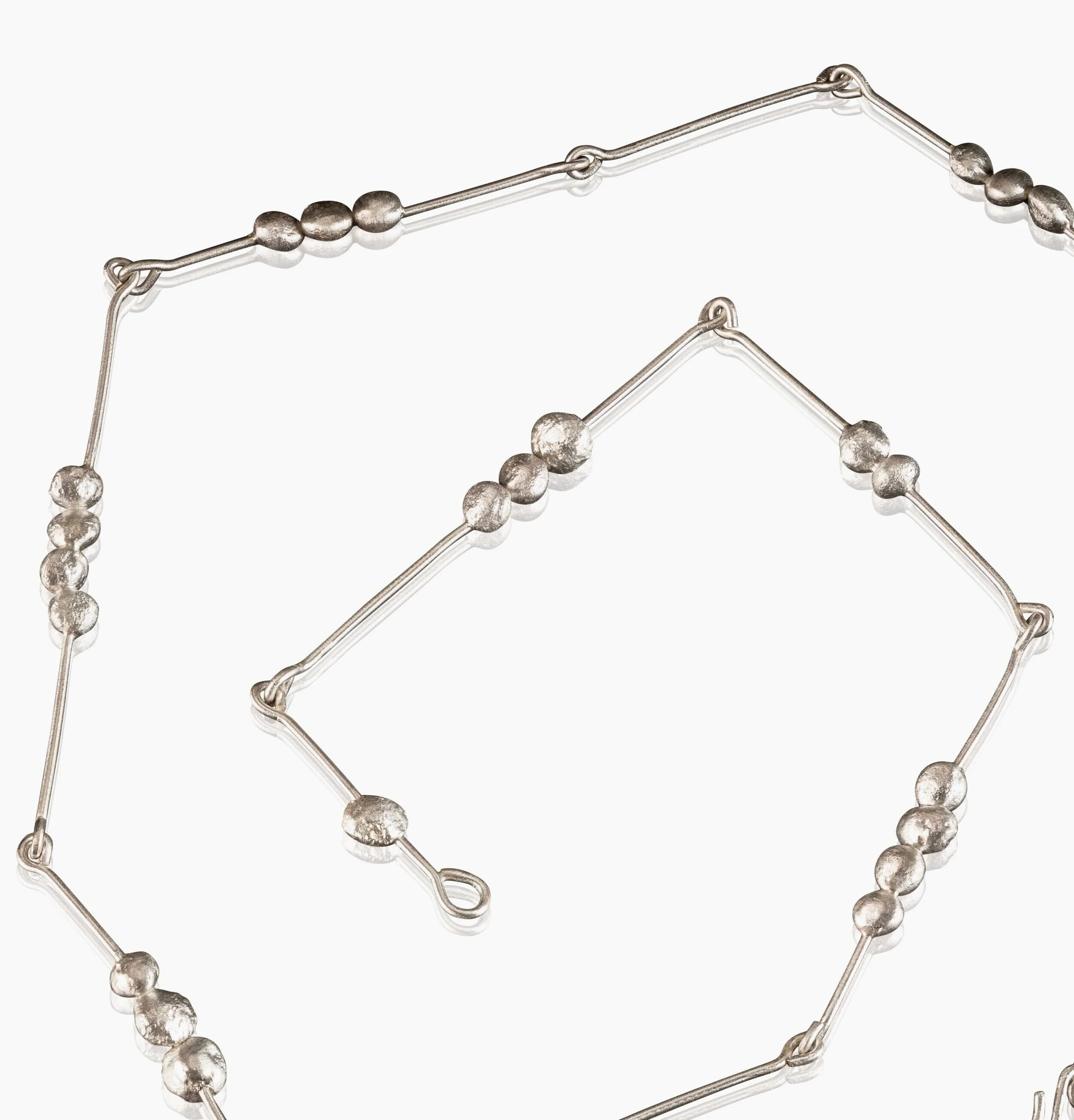 SILVER PEBBLE NECKLACE