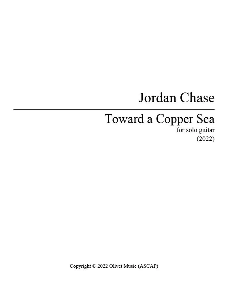 Toward A Copper Sea