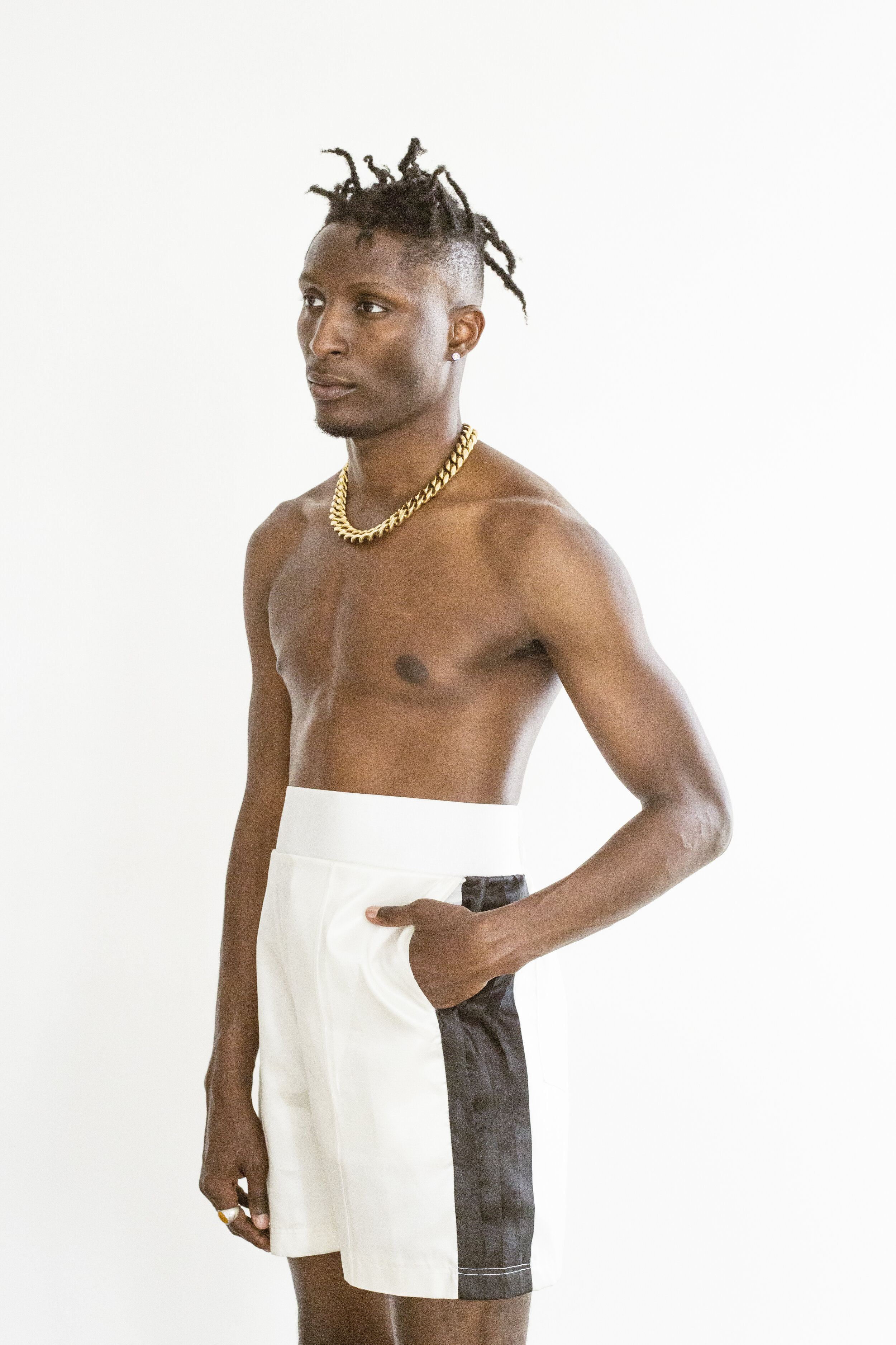 Tuxedo Boxers | Ivory