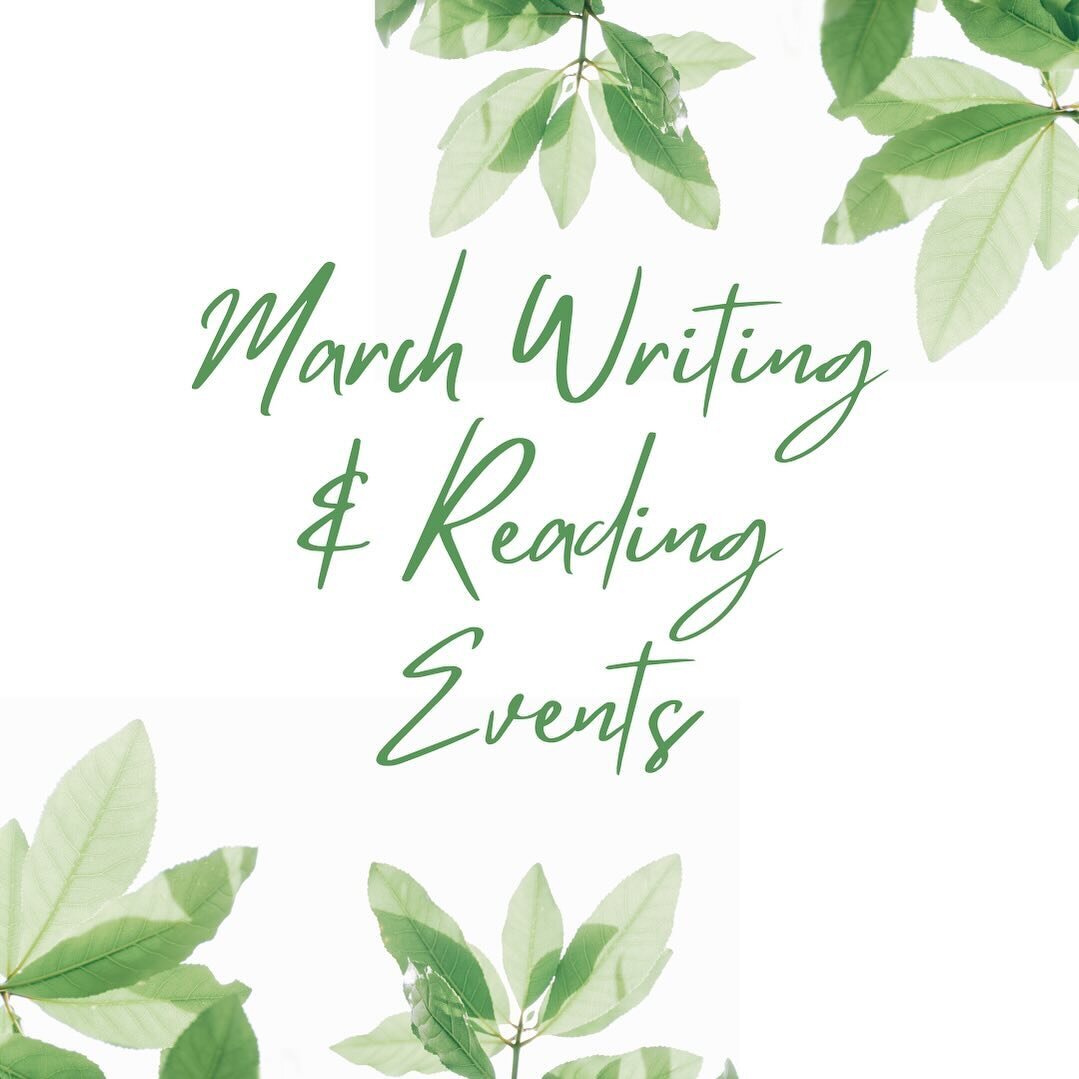 There are 14 writing and reading events in Western Colorado in March @carboywinery, @mesacountylib, @westerncowriters, @lithicbookstore, @naturitalibrary, @unibcarlson, @exploregcld, @rmfwriters, and @telluride_institute, - go to the event page at ww