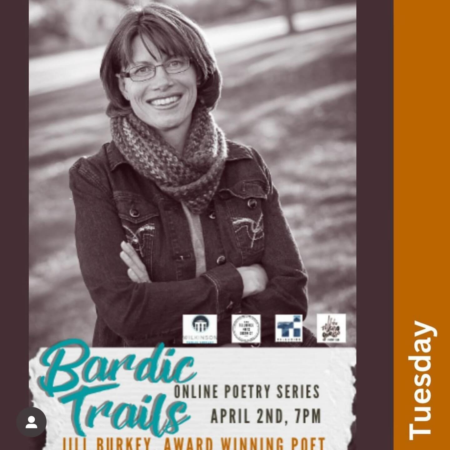 Thanks to everyone who tuned in to the Bardic Trails Poetry night tonight @telluridelibrary - what a fun group of wonderful poets - I had a great time!

And one of my new poet friends who was there told me about a free class happening online through 