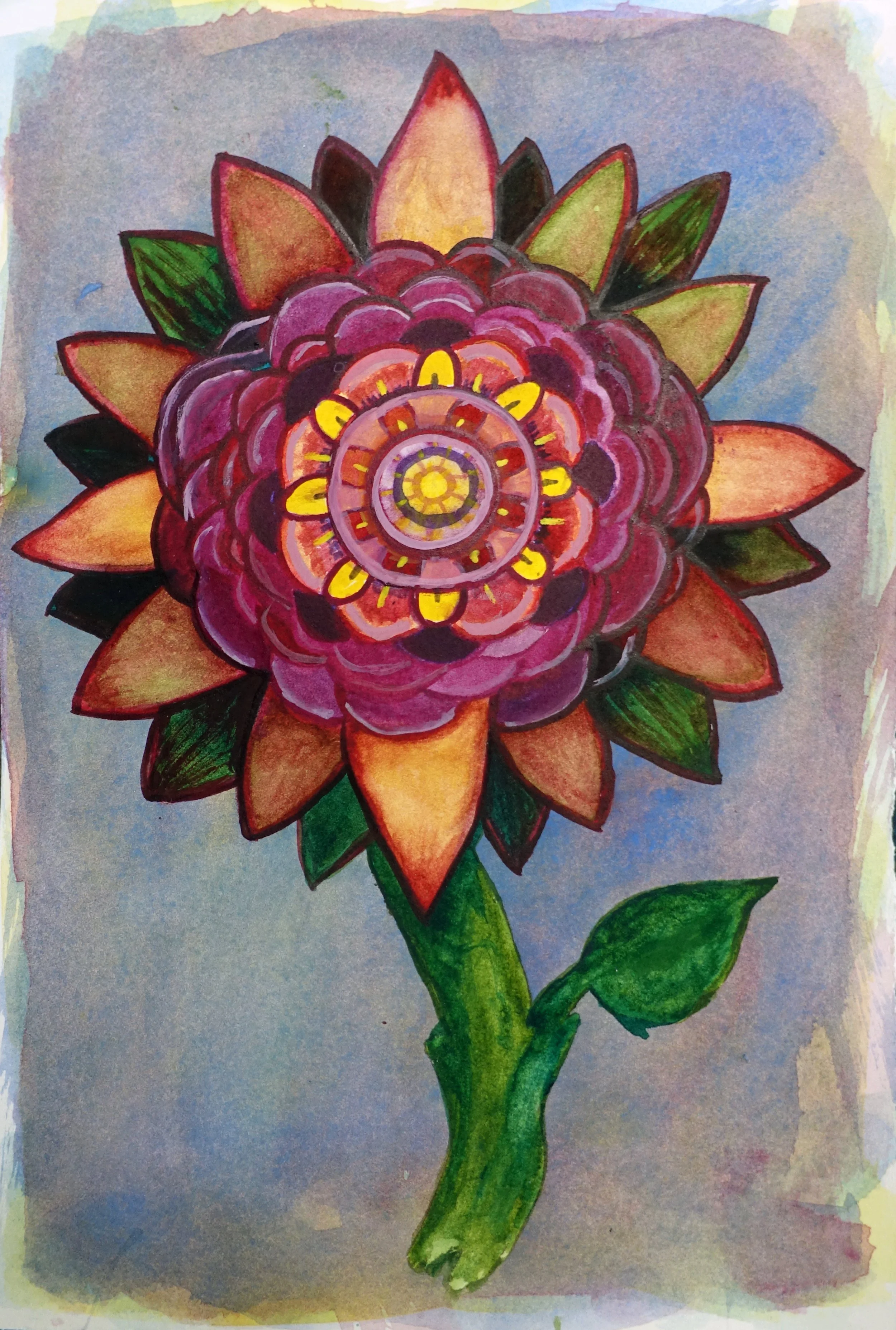  Watercolor on Arches 156# wc paper 11” x 7.5”  2022-23 