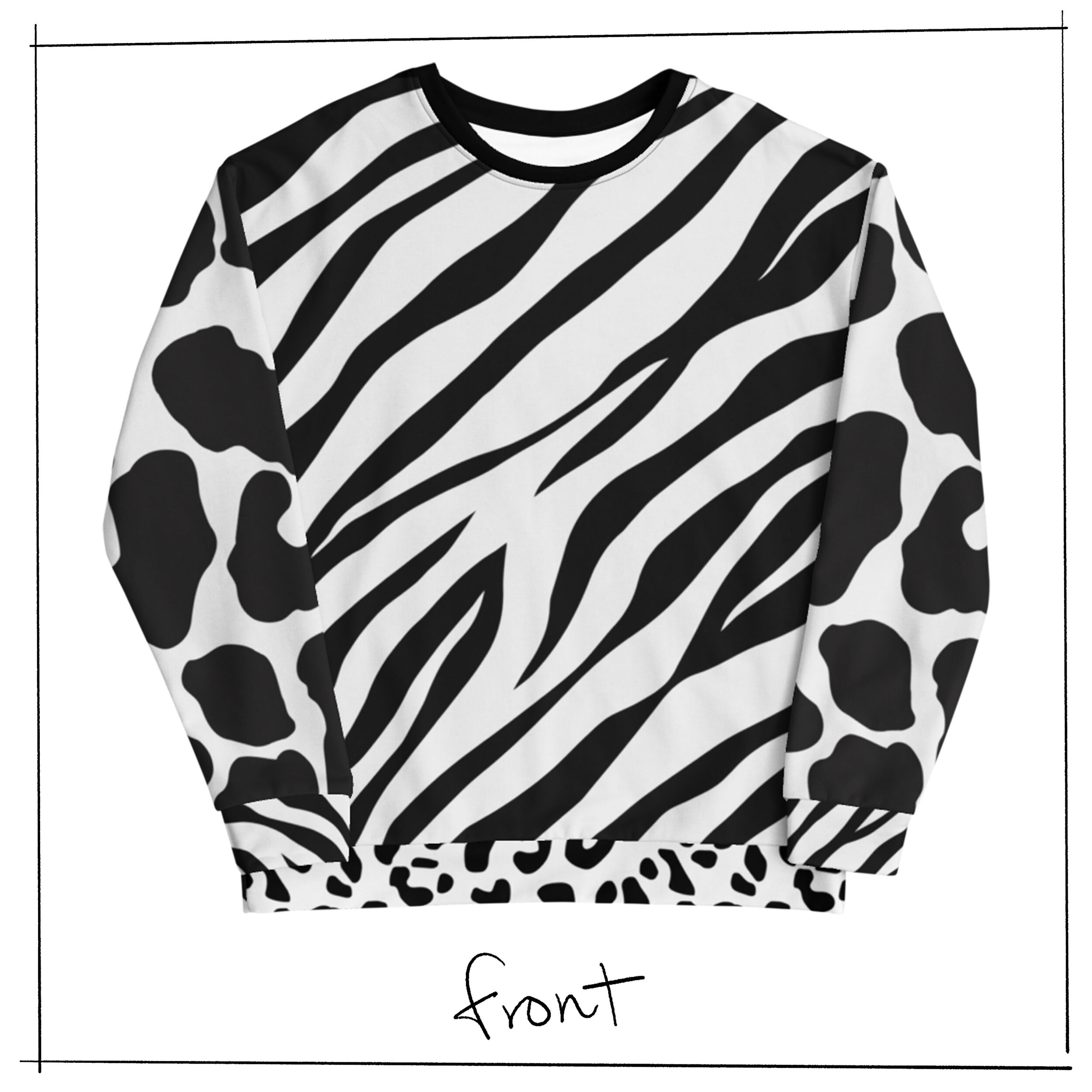 Never Met A Pattern I Didn't LikeSweatshirt Front .jpg