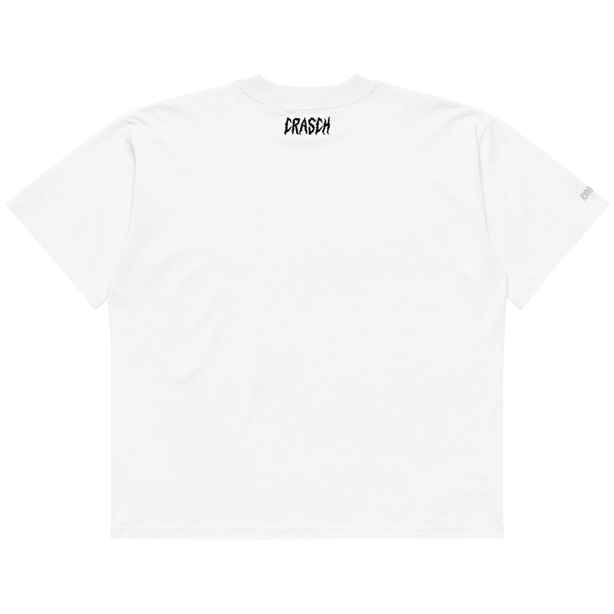 Back White Crasch Renegade Reverse T-shirt featuring Katsukawa Shūnshō's Spirit of the Renegade Monk ukiyo-e artwork