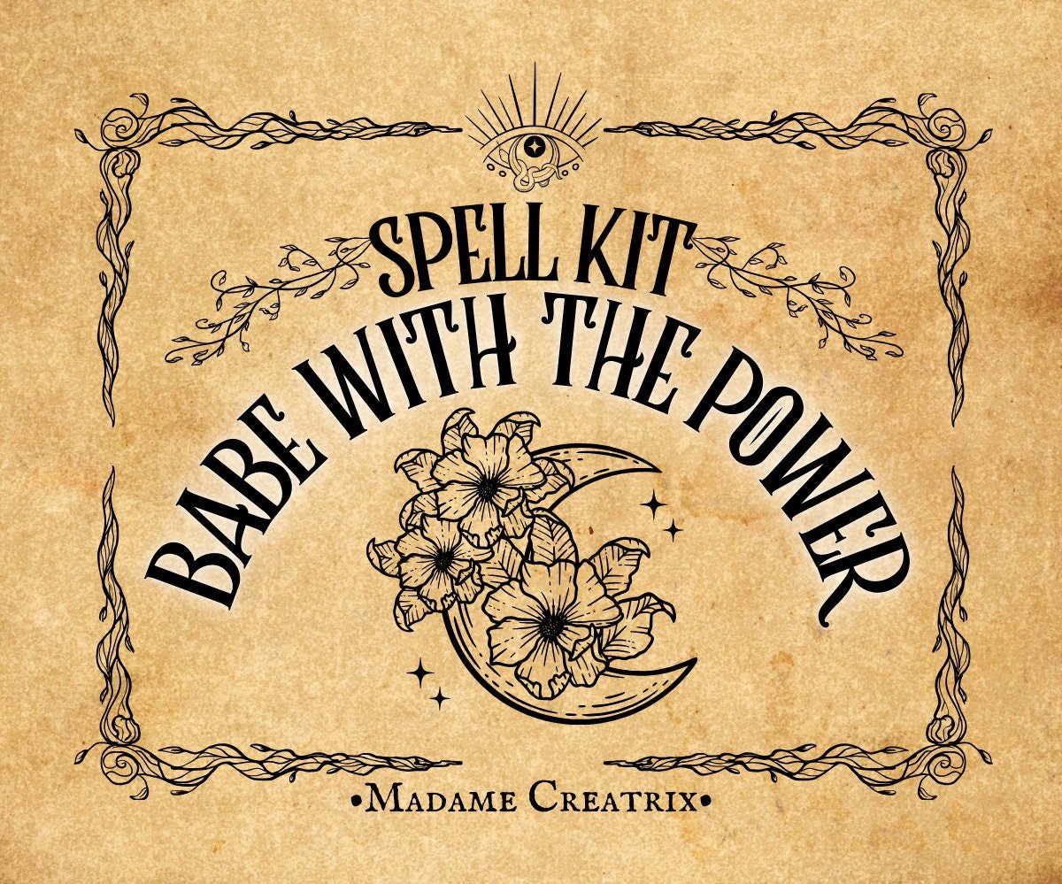 Babe with the Power | DIY Spell Kit | Spiritual Awakenings, Third Eye & Intuition Boost, Empowerment | Madame Creatrix | Ceremonial Sundries