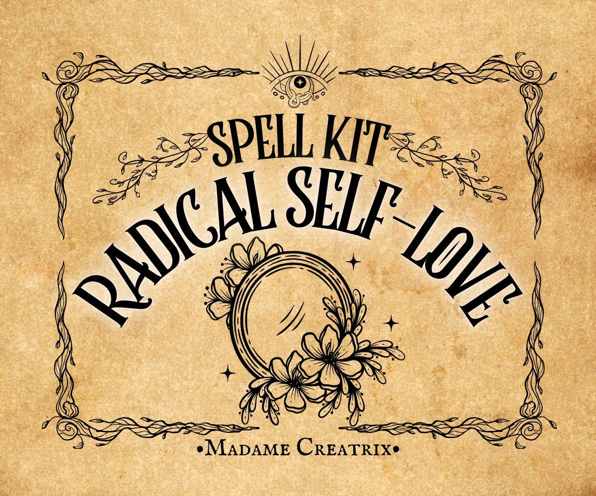 Radical Self Love | DIY Spell Kit | Falling Madly In Love w/ Yourself, Divine Self Love, Shadow Work | Madame Creatrix | Ceremonial Sundries