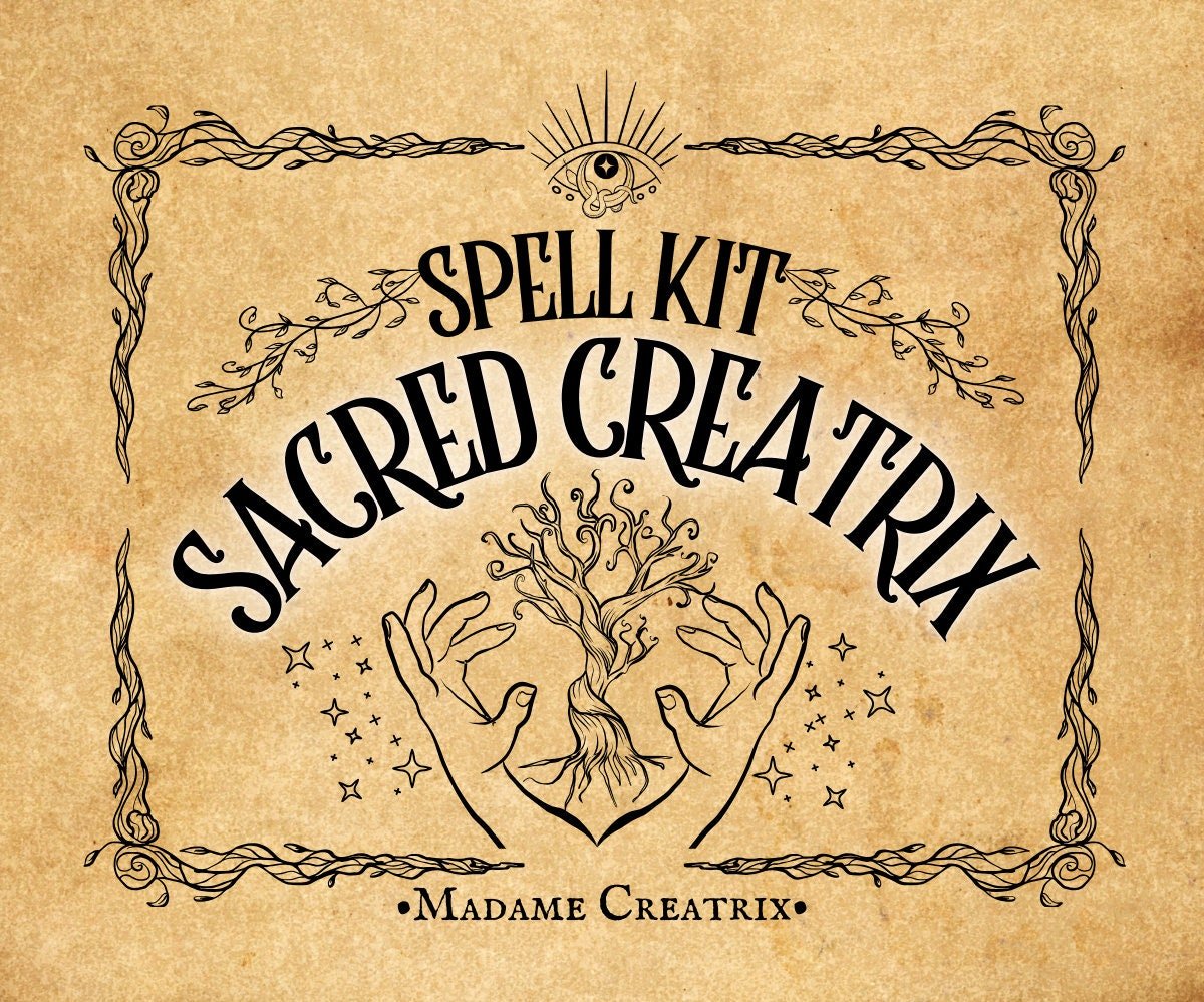 The Sacred Creatrix Spell Kit is designed to ignite passion, creativity, and empowerment.