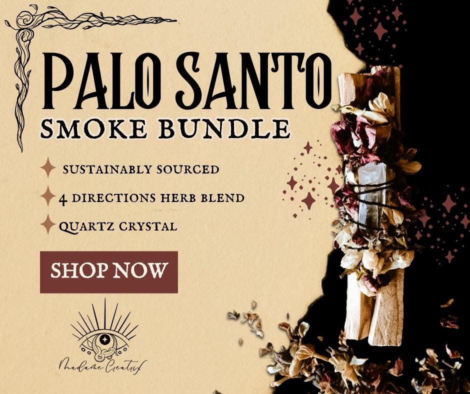 Palo Santo Bundle | Smoke Cleansing | Blessing | Sacred Space | Madame Creatrix