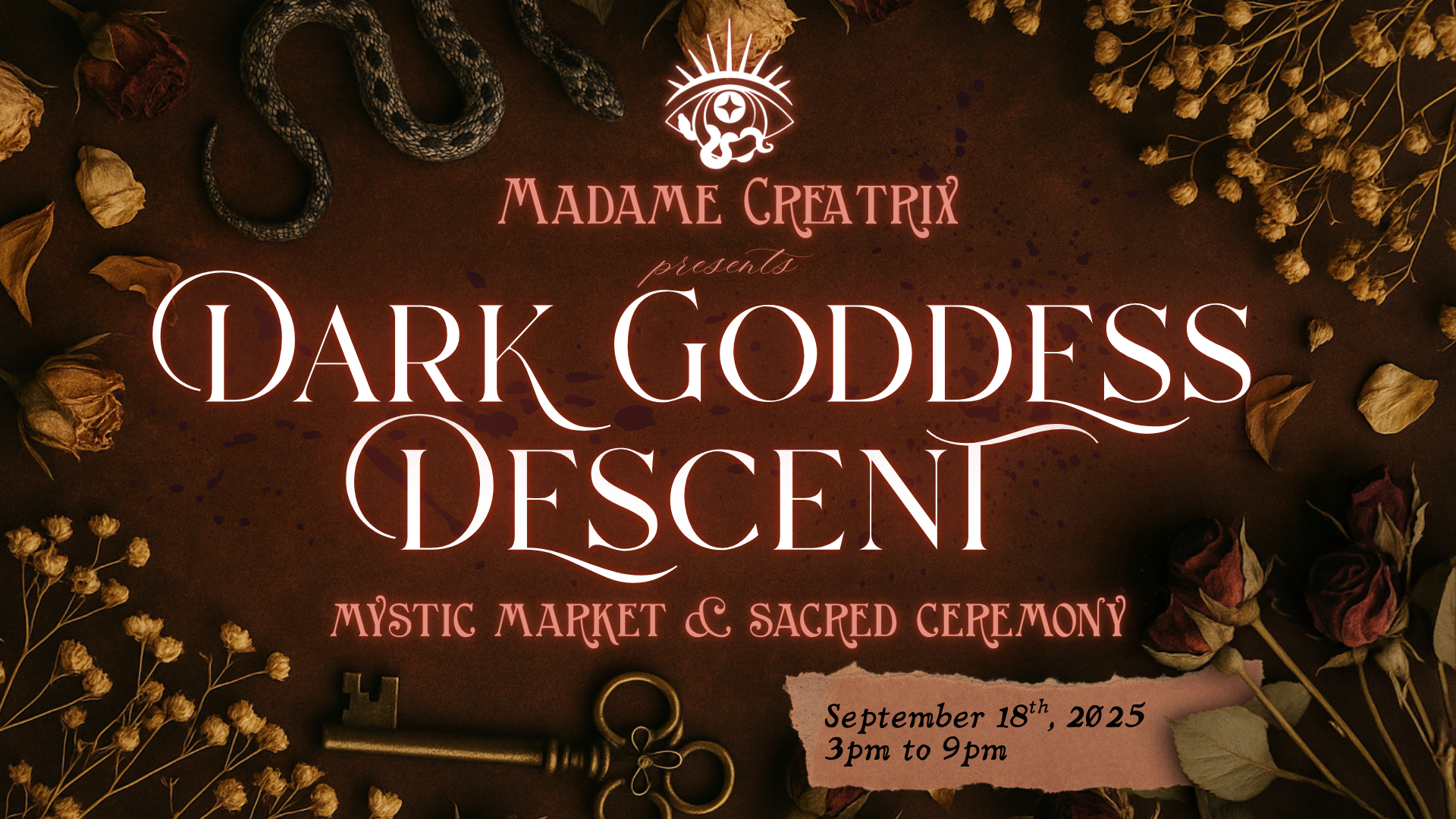 The Dark Goddess Descent | Mystic Market & Sacred Ceremony