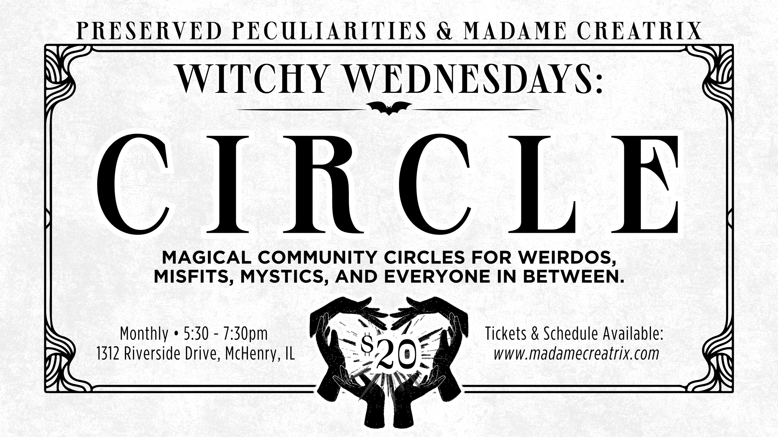 Witchy Wednesdays| Madame Creatrix x Preserved Peculiarities | CIRCLE 