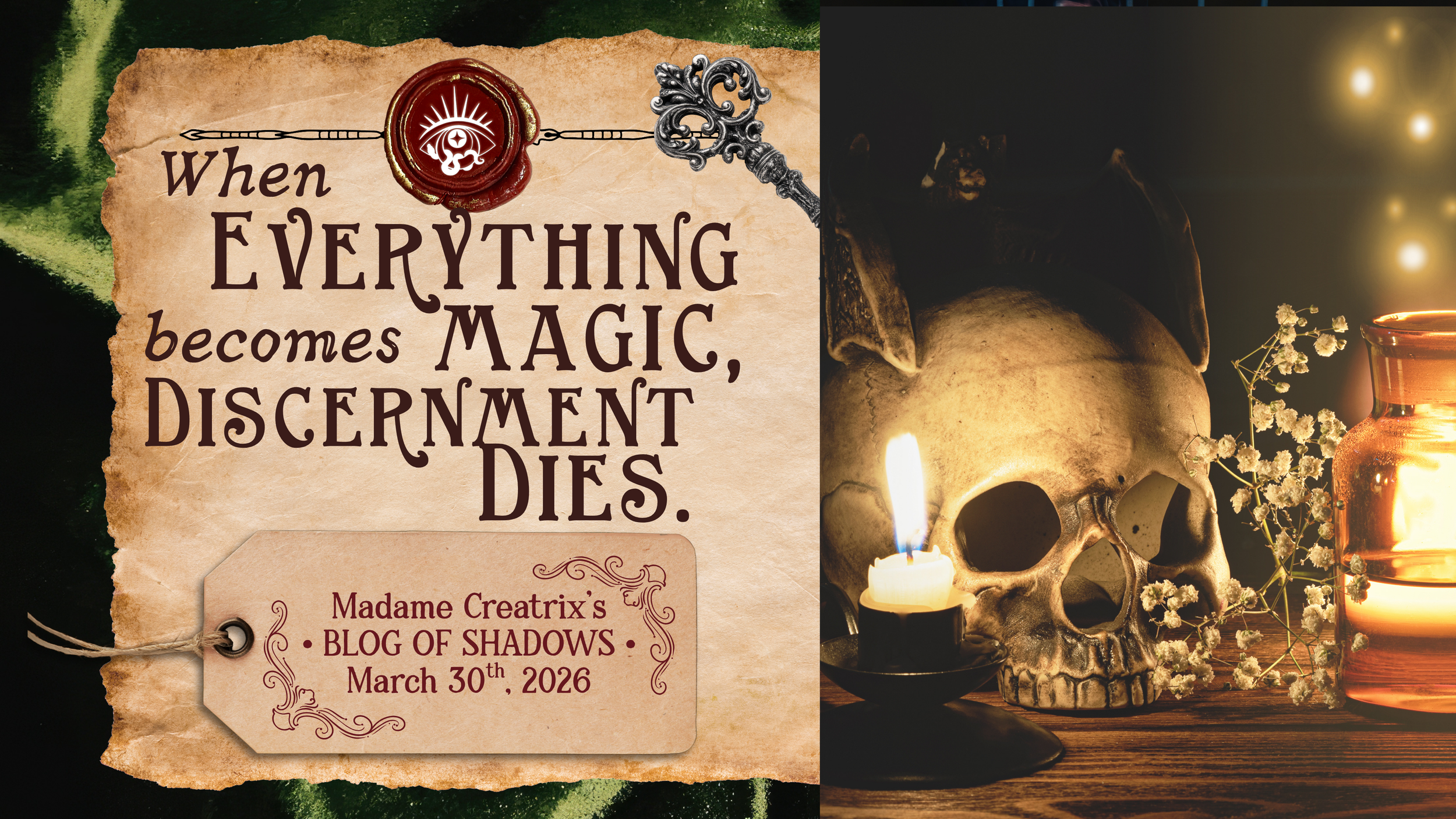 When Everything Becomes Magic, Discernment Dies.