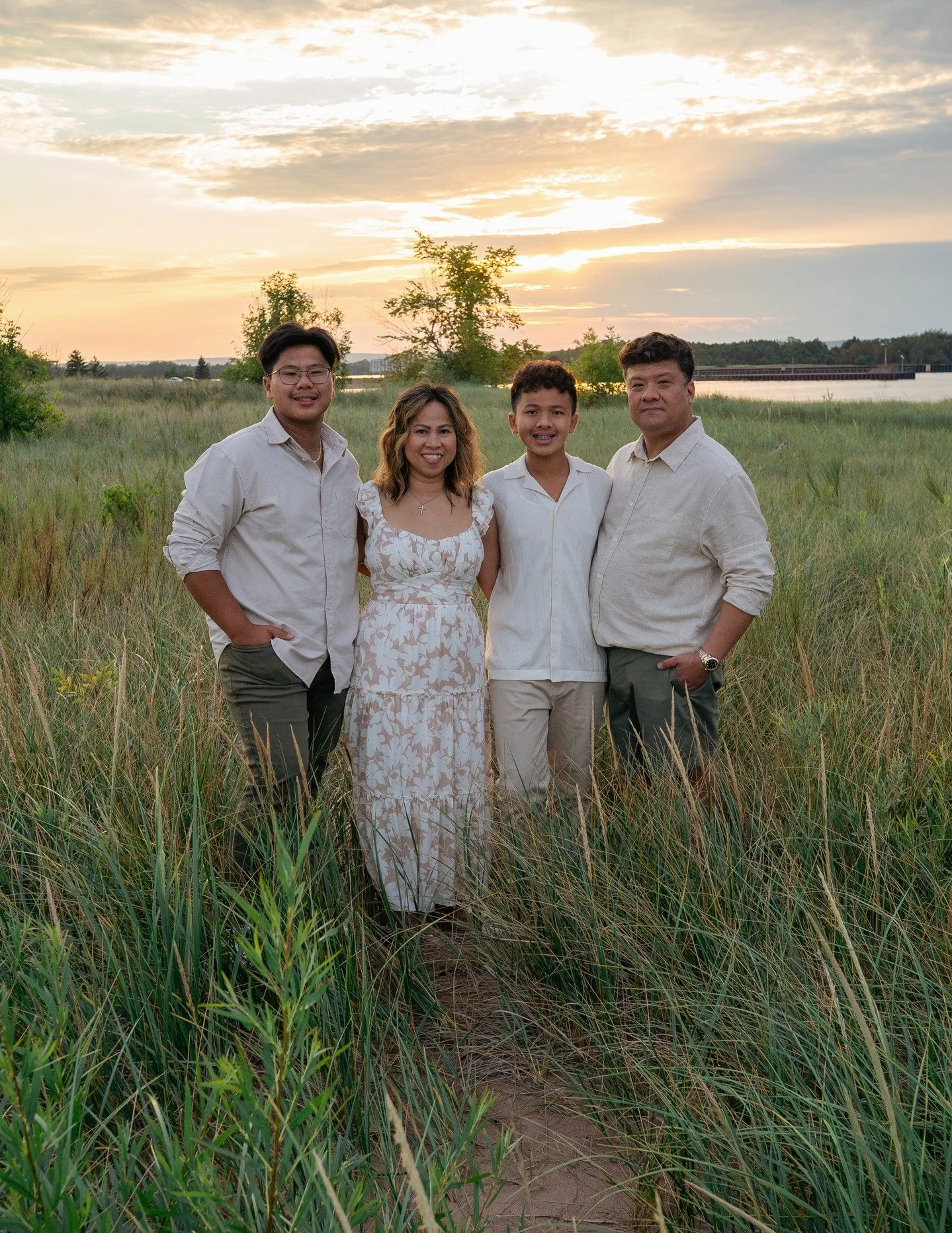 Beautiful evening for family photos!