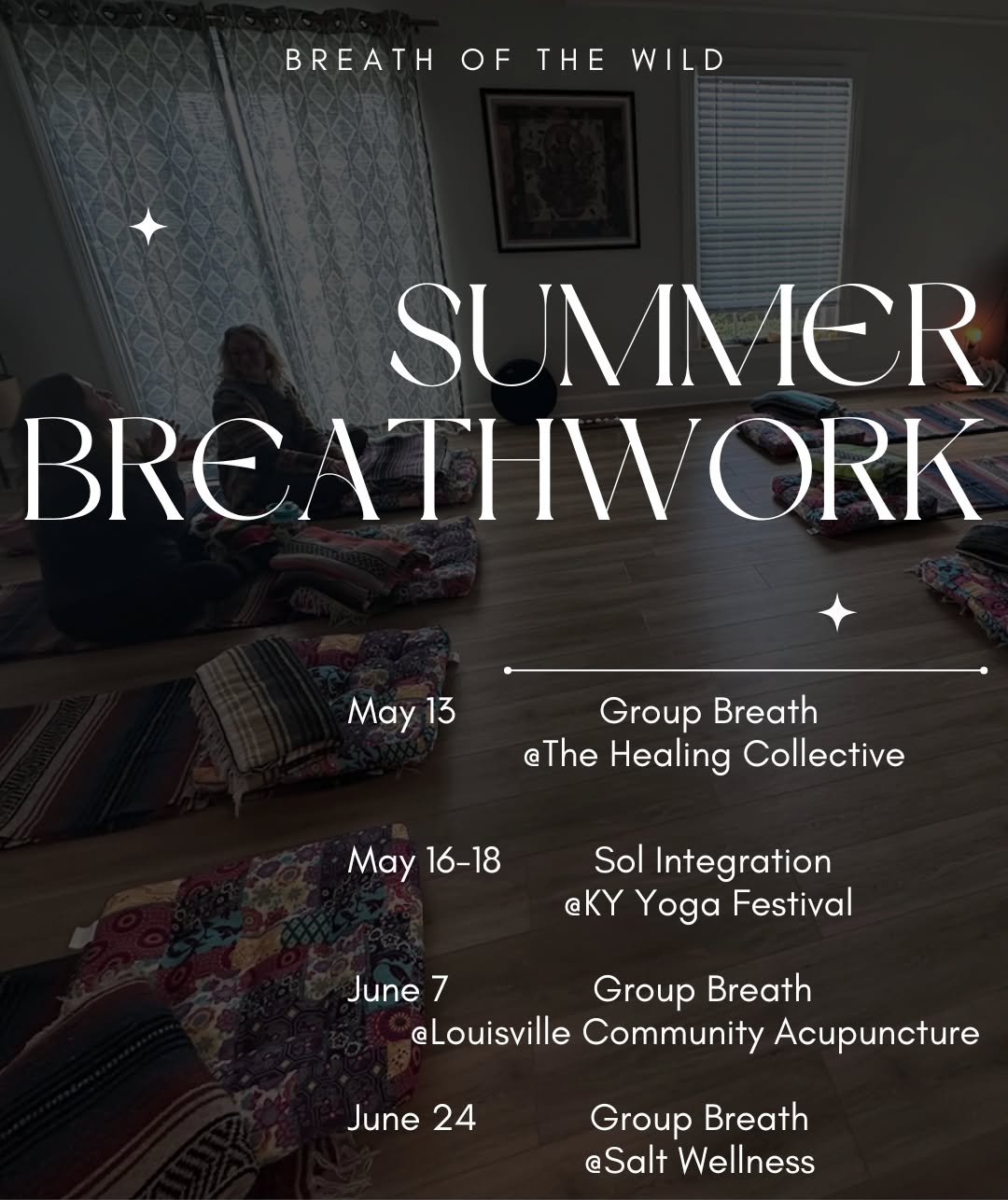 If there has ever been a time we need to understand and trust the truth of who we are, it is now. I wanted to share my breathwork classes in the coming months as I continue to hone in my offerings and commit to remaining a pillar of centeredness in t