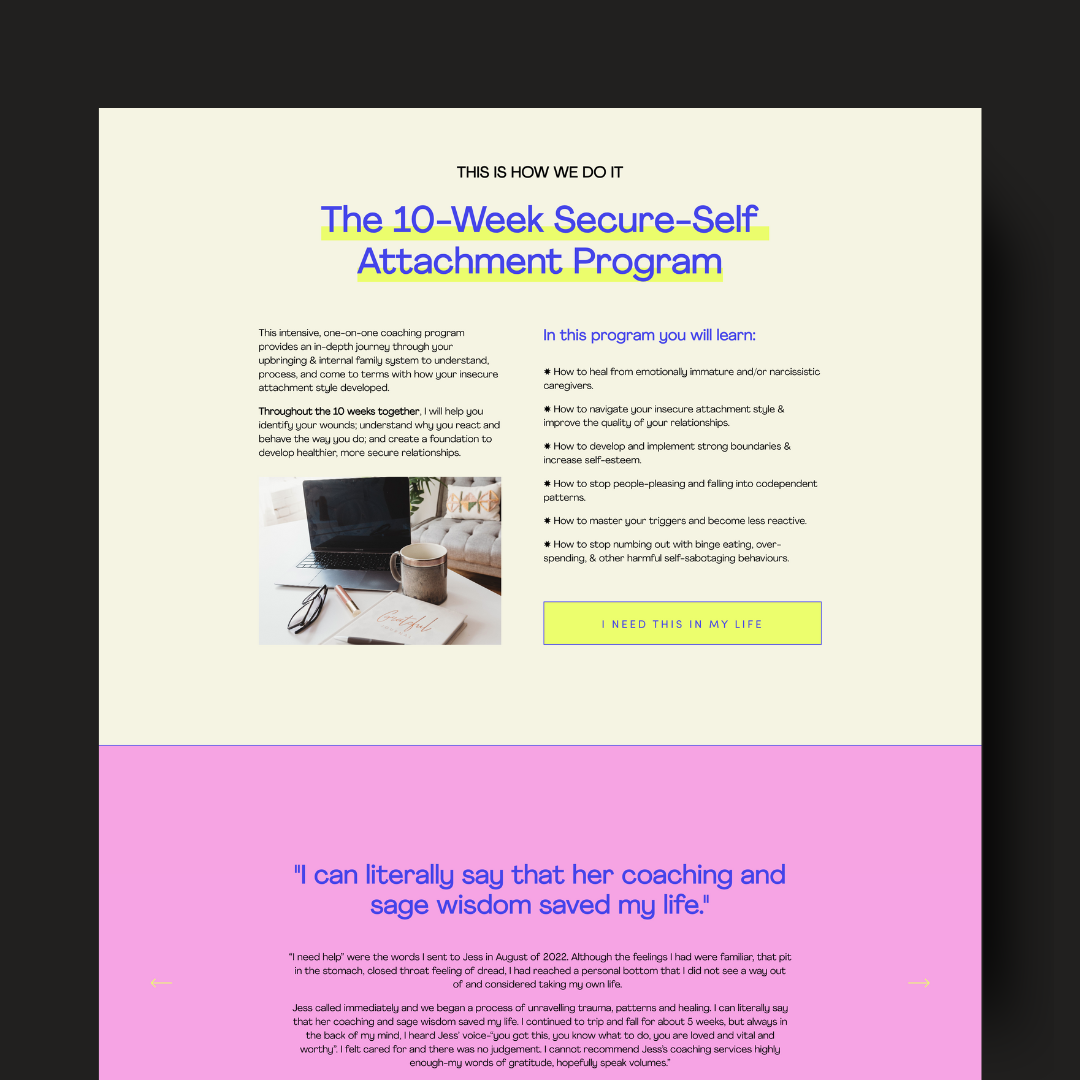 Jess Flow Branding and Website for Female Therapy Coach, Jess Phillips — Branding ...