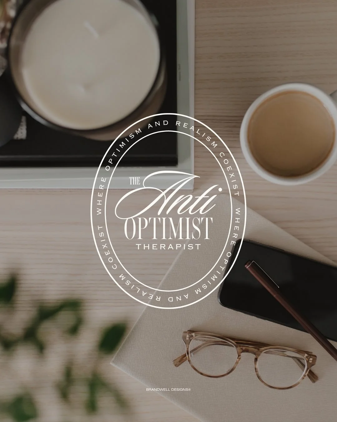 We&rsquo;re so excited to share the new brand for The Anti-Optimist Therapist, founded by April O&rsquo;Neill 🌿

Her tagline, &ldquo;Where Optimism and Realism Coexist,&rdquo; perfectly guided the vision for this project. April&rsquo;s brand strikes