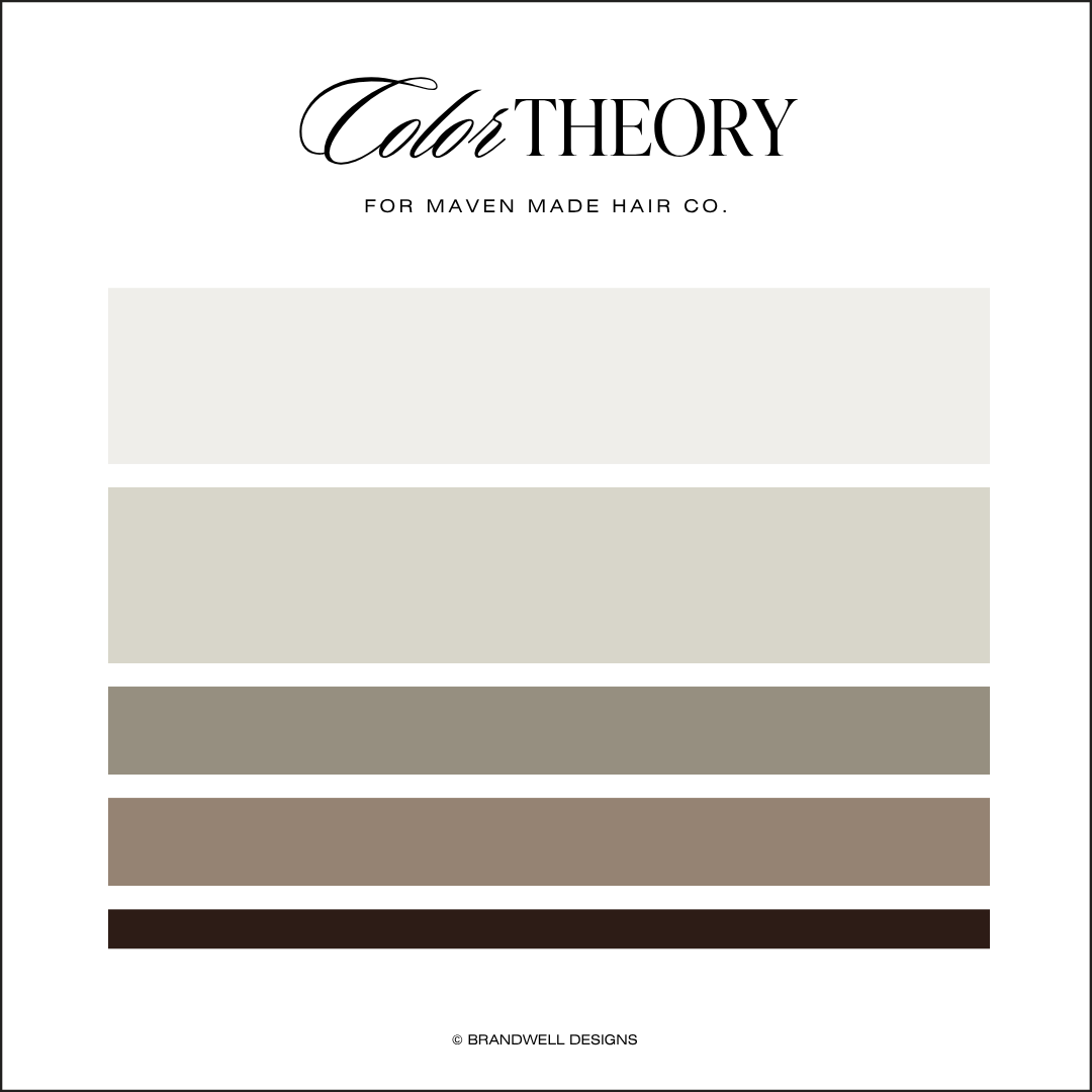 Color board for hair design company