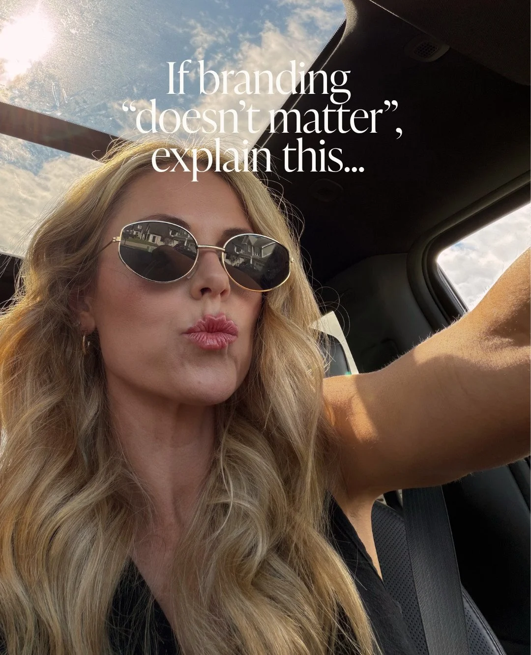 A hot take for your feed because we've been having this conversation with founders a LOT lately...

You believe in branding with decisions you make every. single. day.

When your business has good branding, that is what gives people the confidence to