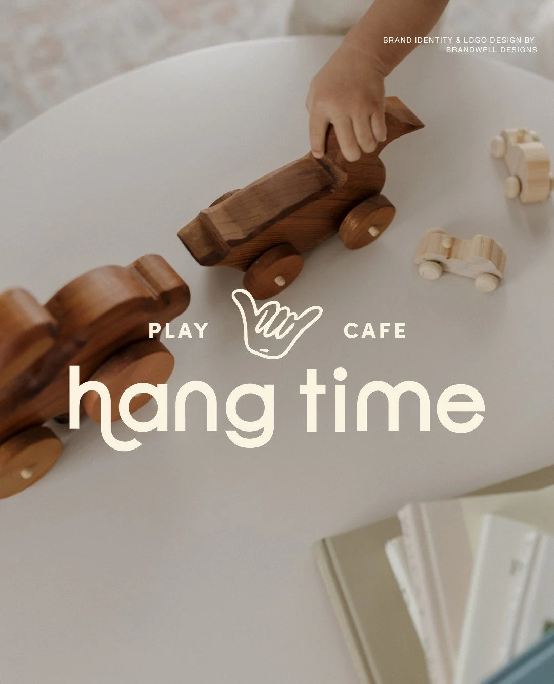 Brand Identity &amp; Logo Design to reflect a modern play cafe whose customers come back again and again. We&rsquo;re low key obsessed😍

BrandWell Designs for @hangtimeplaycafe