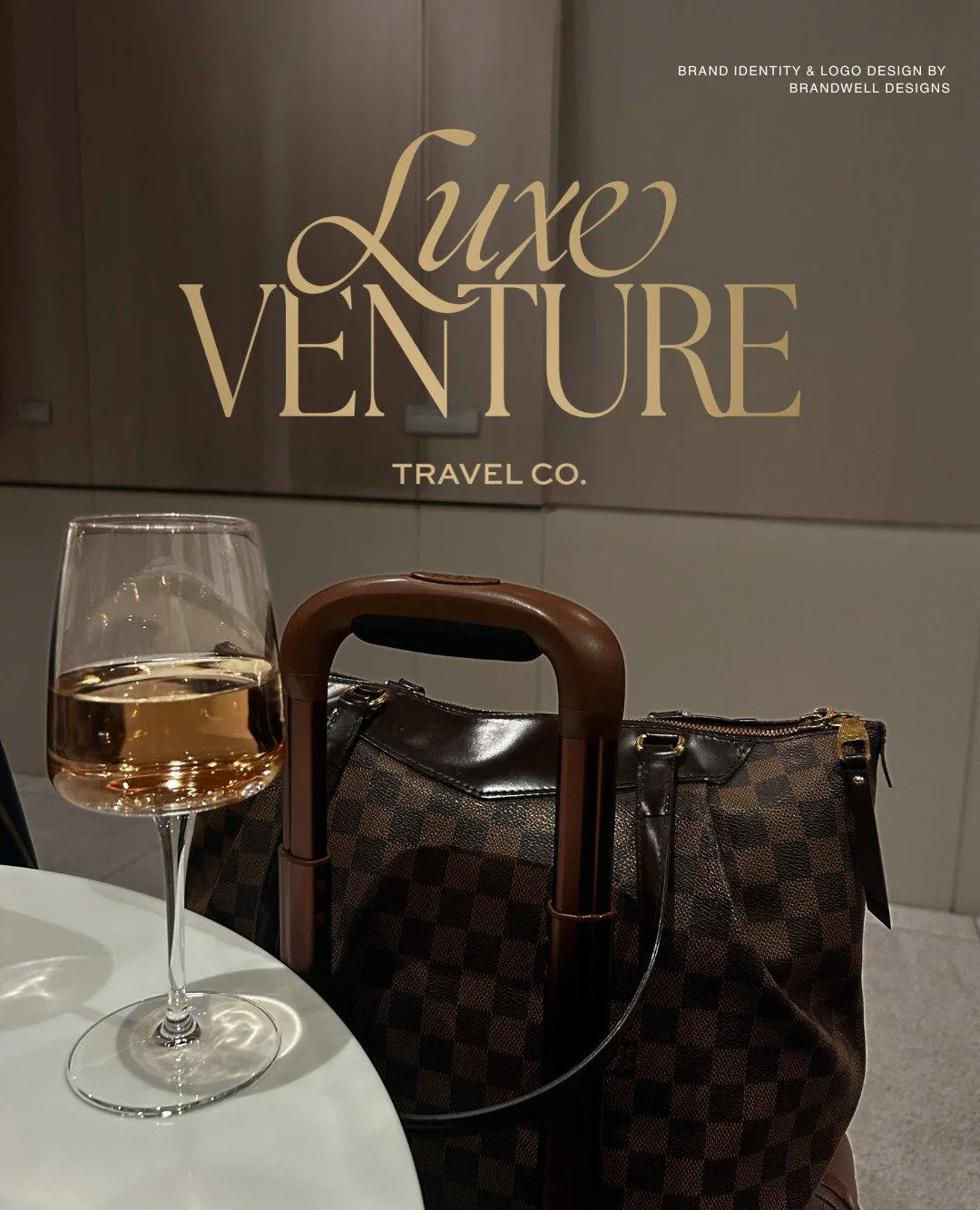 Brand Identity &amp; Logo Design that makes you want to book the trip 👏✈️ 

Inspired by milestone celebrations, European adventures, and luxury cruises.

BrandWell Designs for Luxe Venture Travel Co.