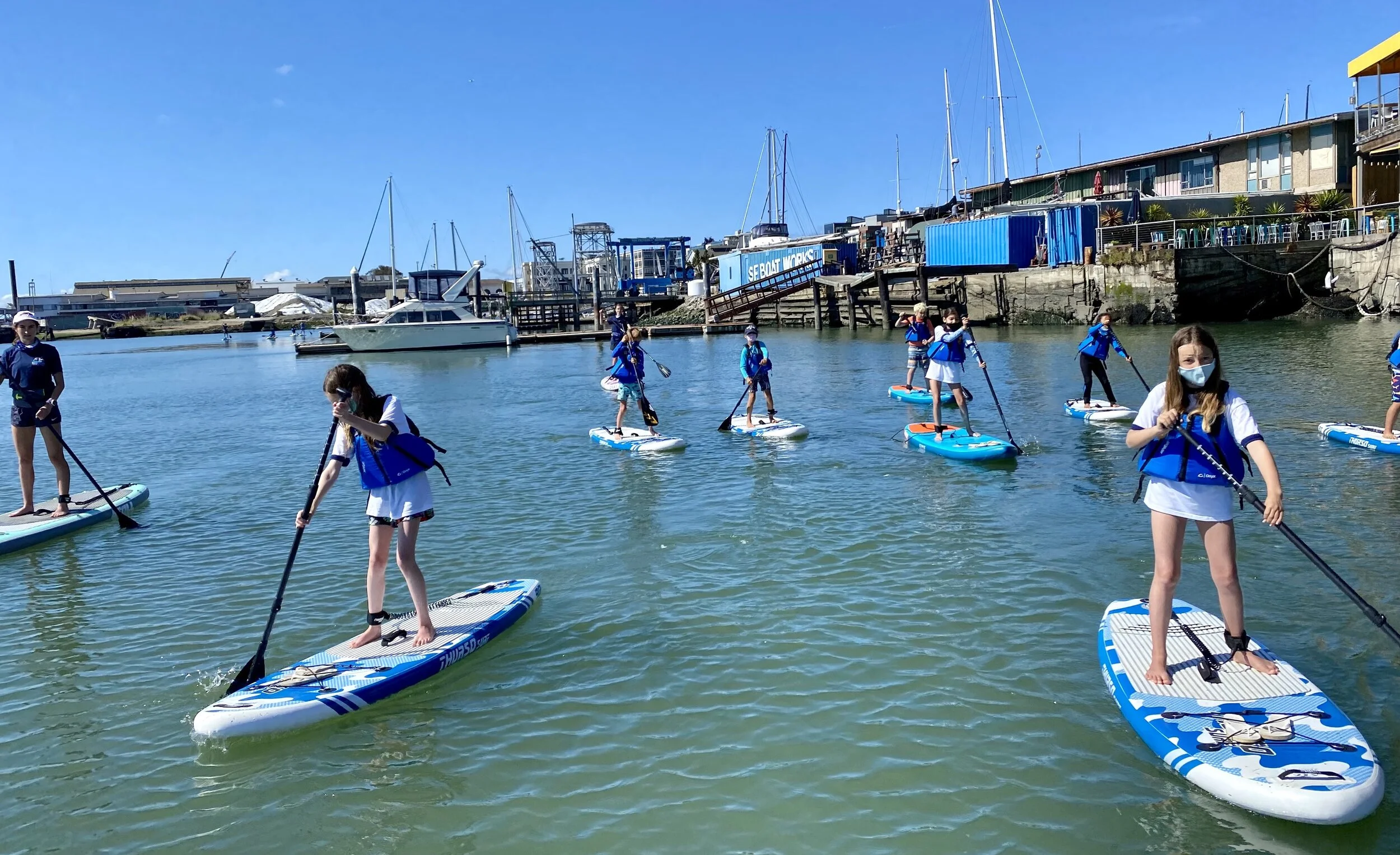 Summer Camp San Francisco Bay Area 2022, SUP Youth Camp — DOGPATCH PADDLE