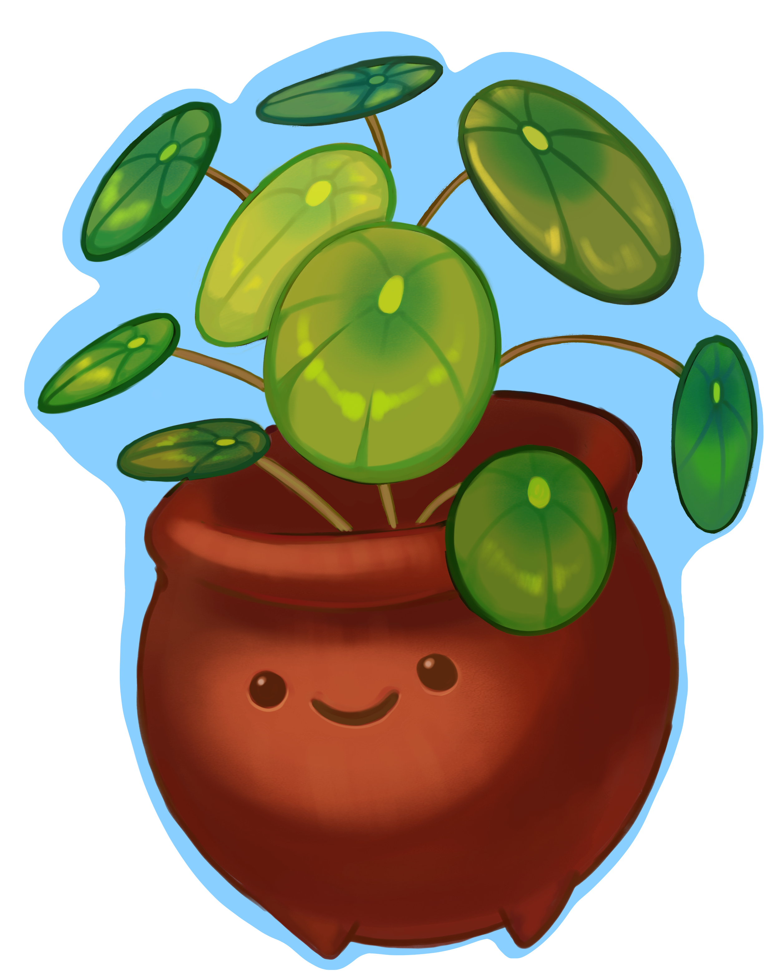 Pilea Sticker