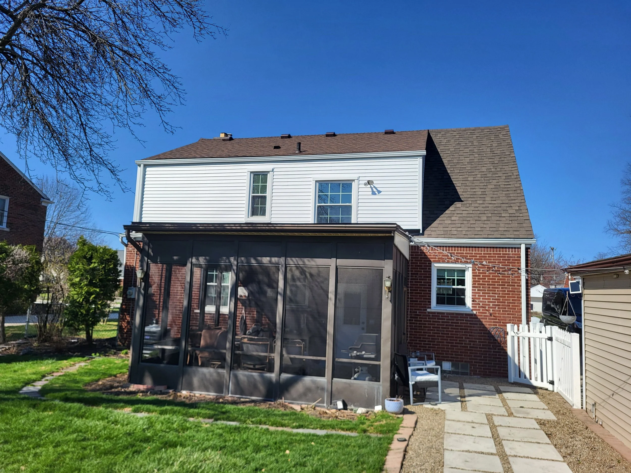 2nd story dormer addition.