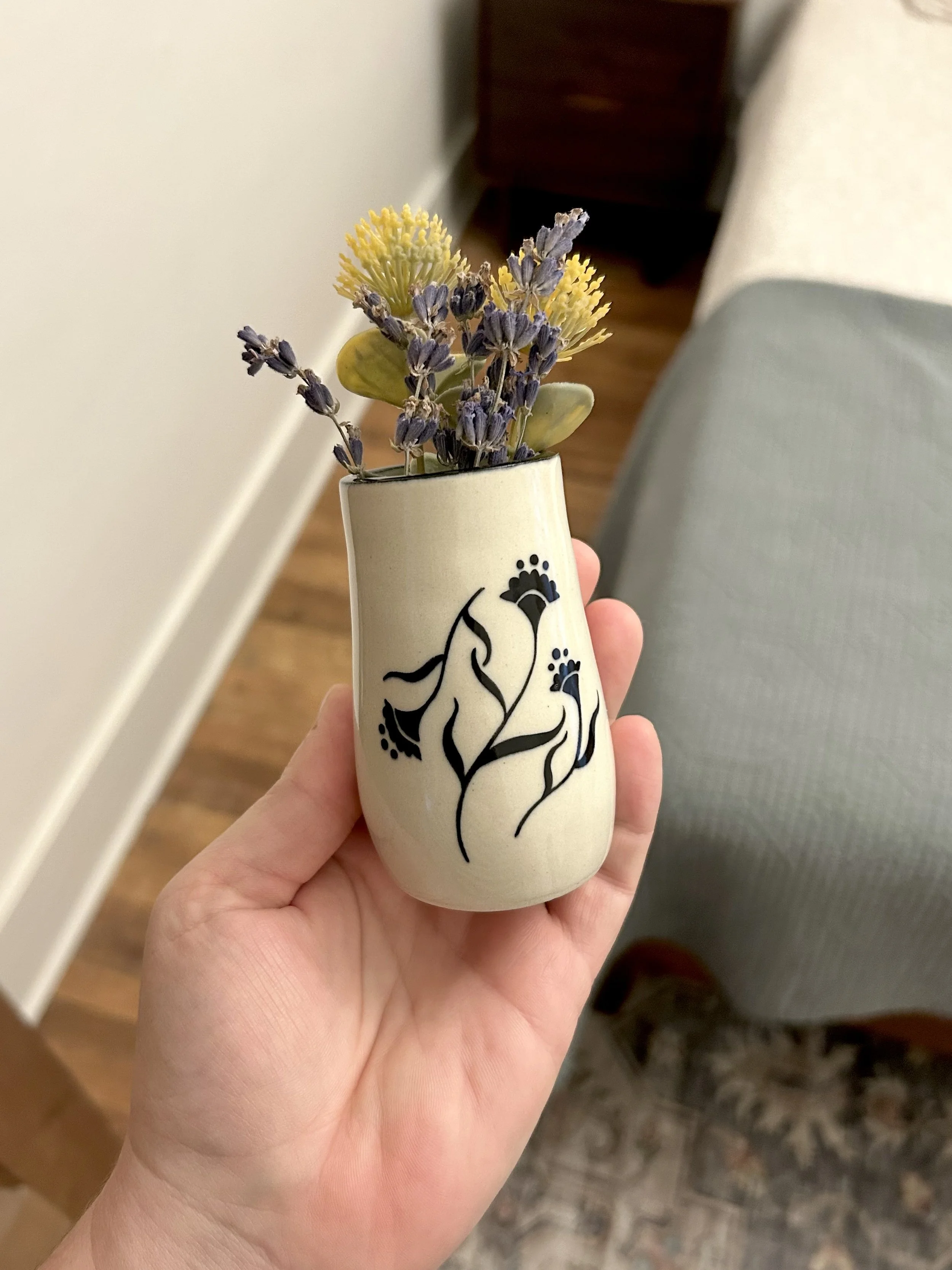 Mini Floral Bud Vase