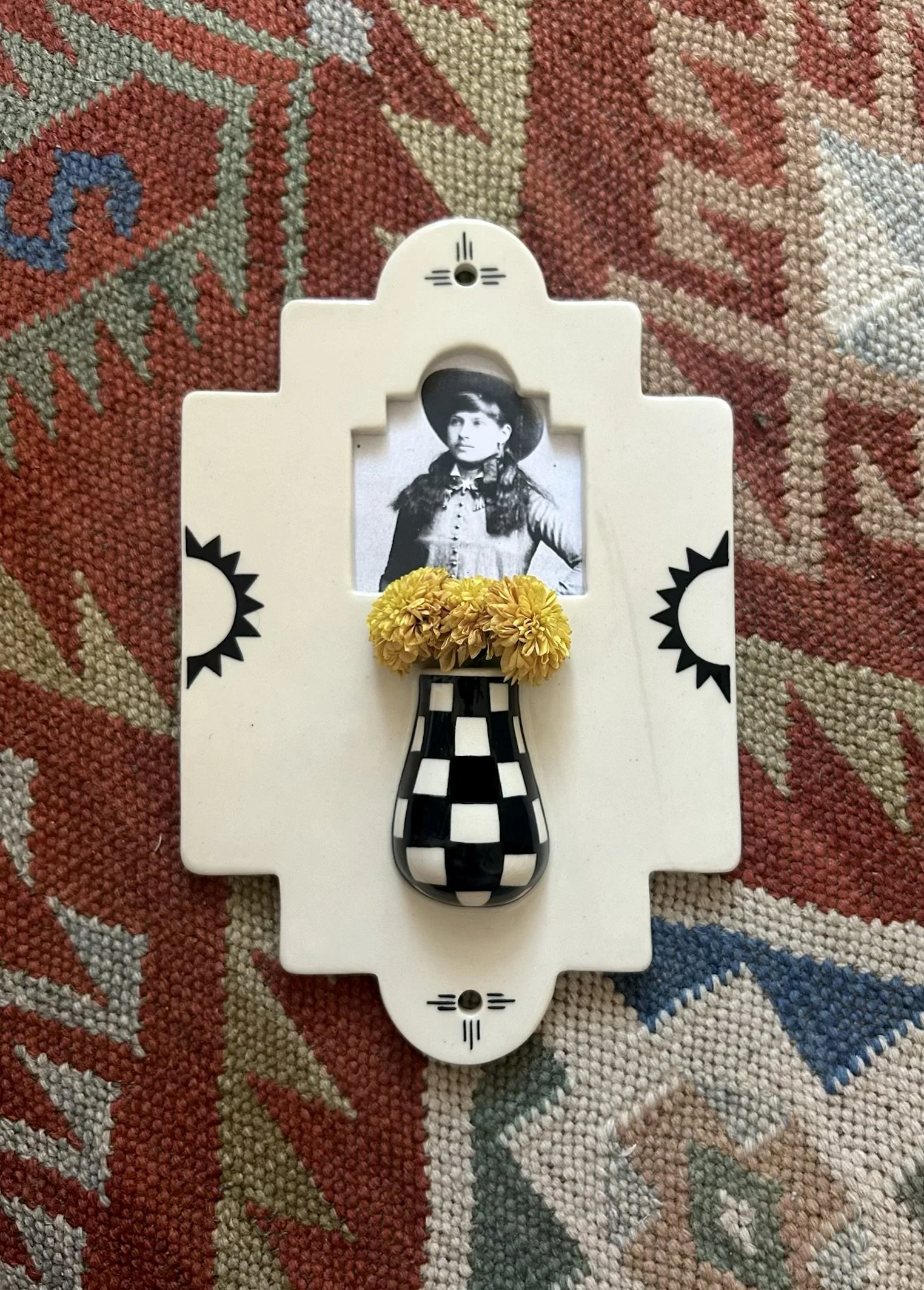 Southwestern Wall Vase Frame