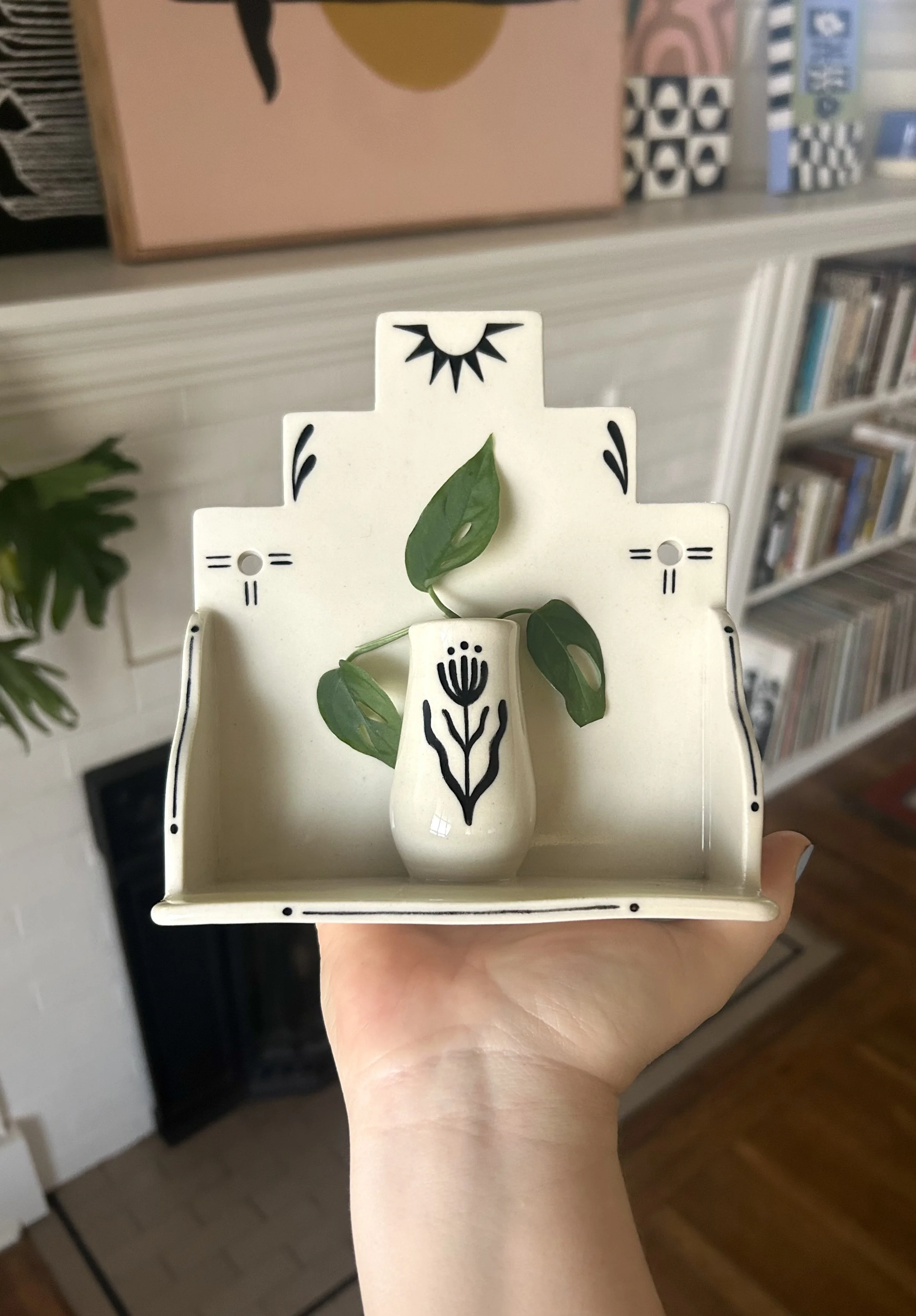 Southwest Flower Vase Shelf