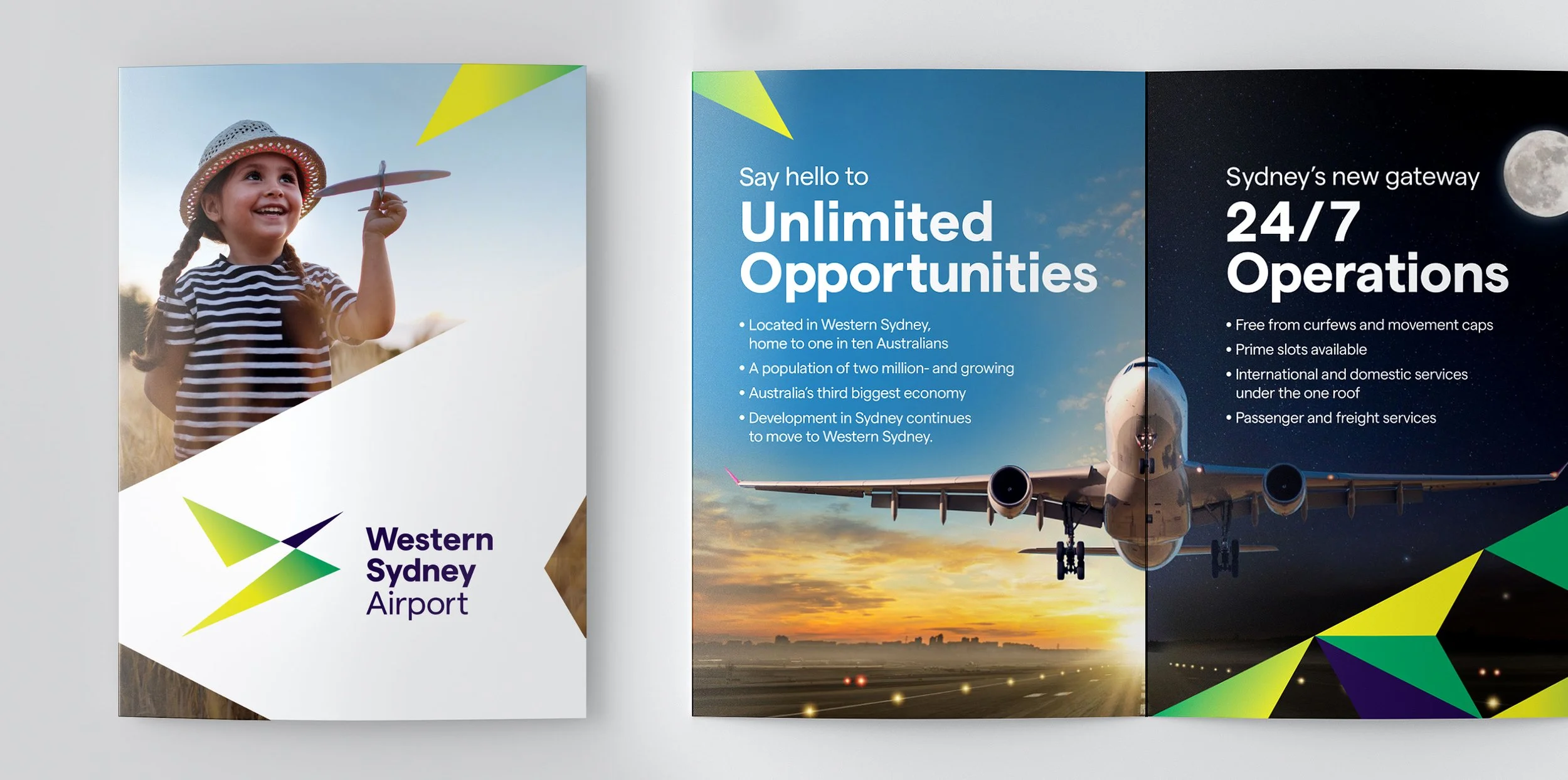 Western Sydney Airport Brochure Design