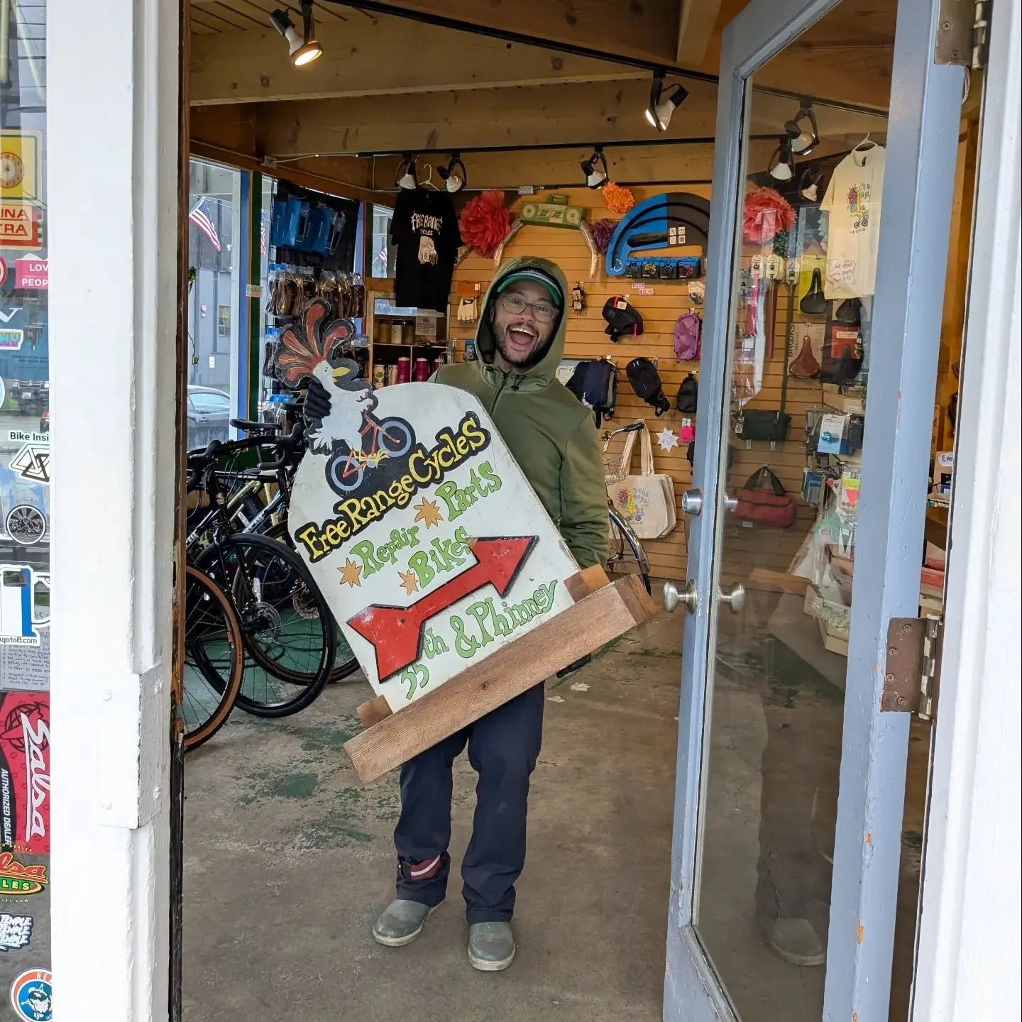 Heads up Party People--we'll be closed this Saturday, 6/20 for the Solstice Fair. Back to our regularly scheduled program next Tuesday. 

Most importantly it is our sweet Donald's b-day this weekend. He's a fantastic co-worker, the strongest rider of