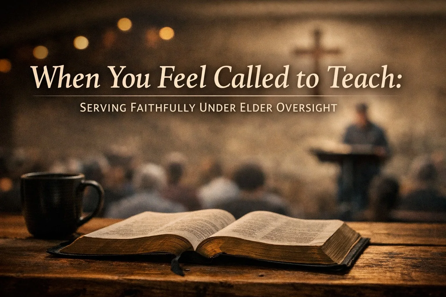 When You Feel Called to Teach: Serving Faithfully Under Elder Oversight