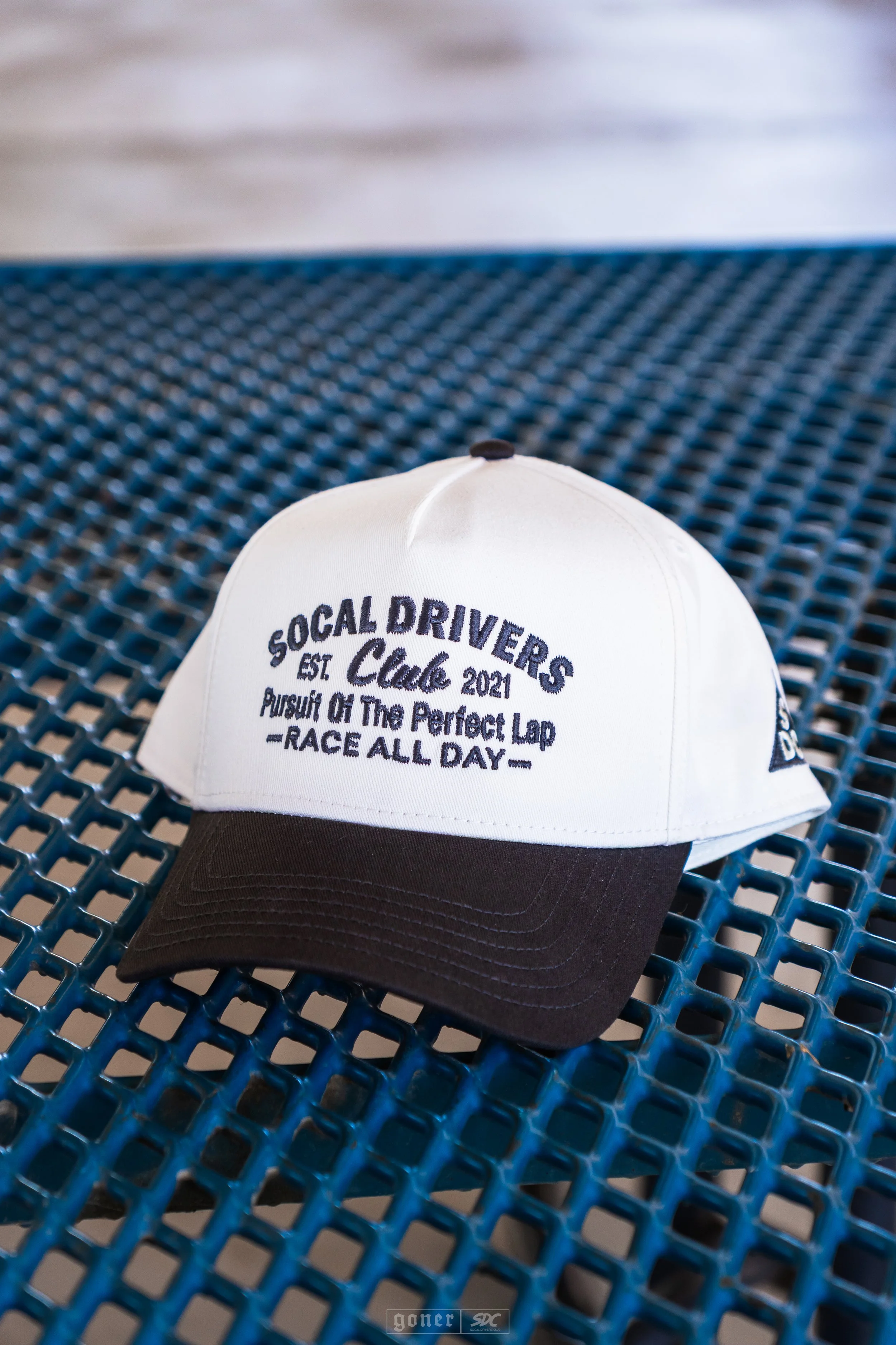 "Pursuit of the Perfect Lap" Snapback Hat - Two Tone