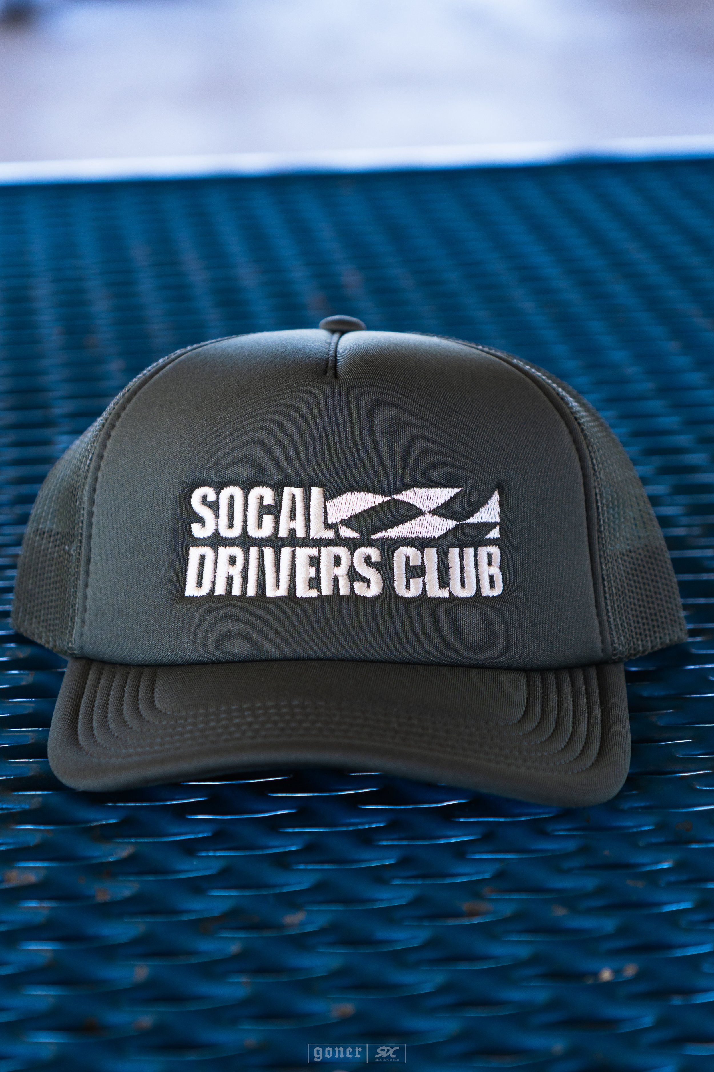 Checkered Flag Foam Snapback Hat