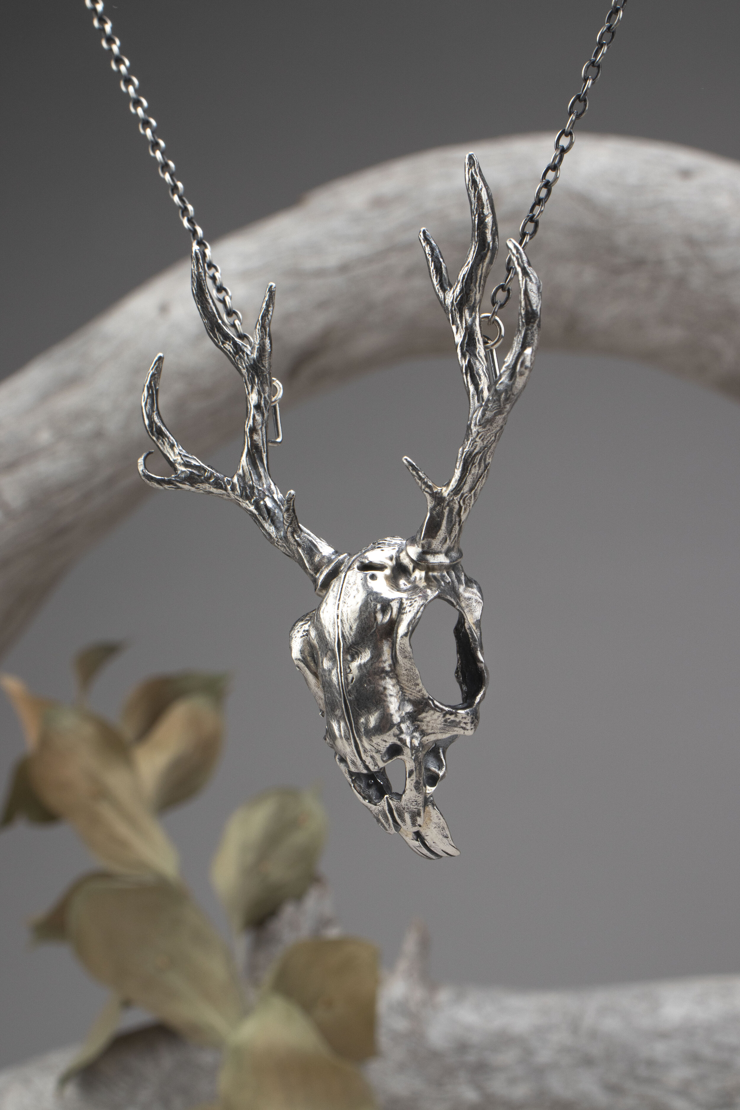 Brights Jackalope Necklace:

The Jackalope is a mythical creature, depicted as a hare or rabbit with horns, said to exist in parts of North America. This strange creature was first seen as a mounted head in the 1930’s and quickly prompted storyteller