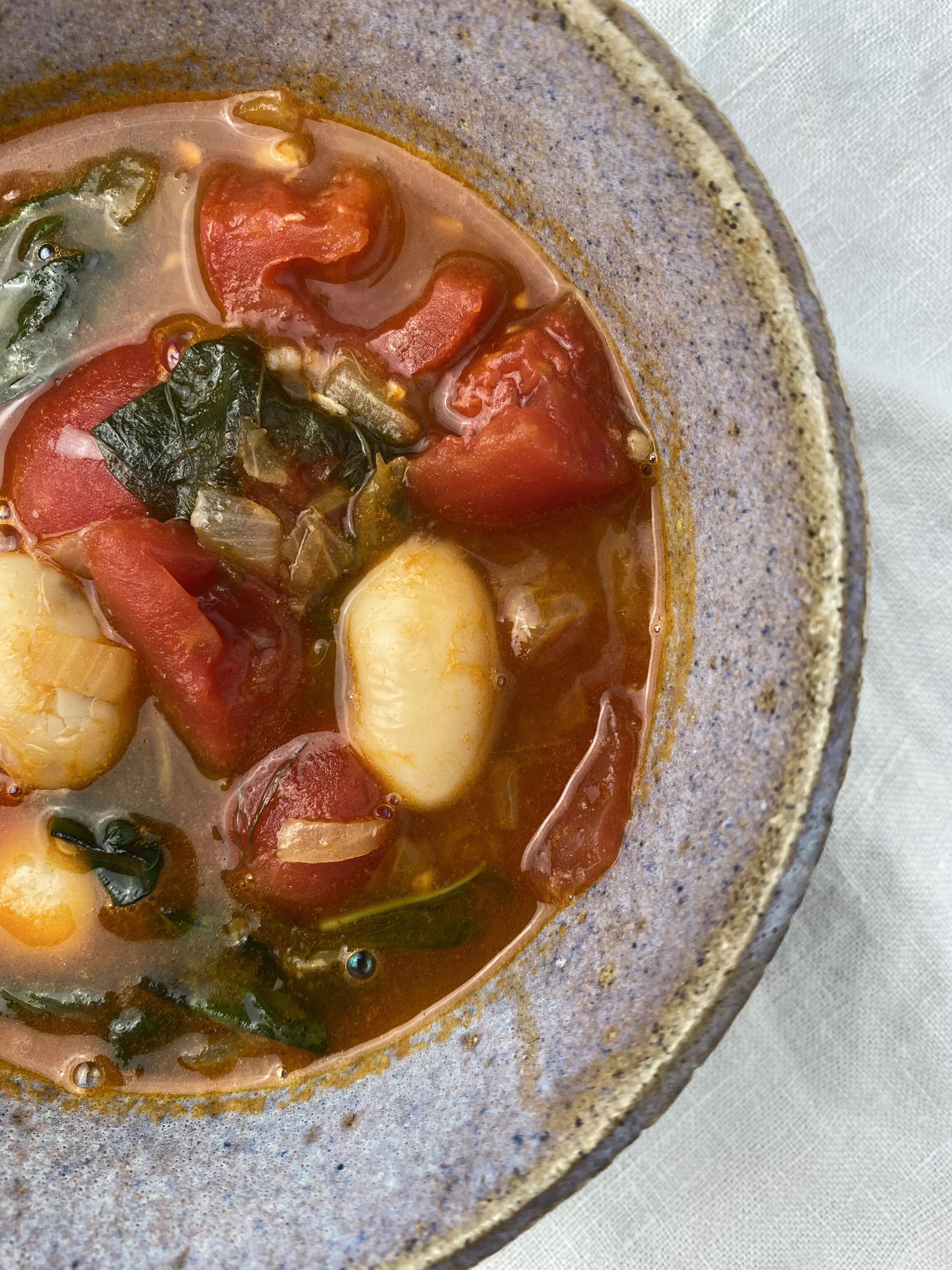 Tomato Basil Butter Bean Soup — Lessons In Food